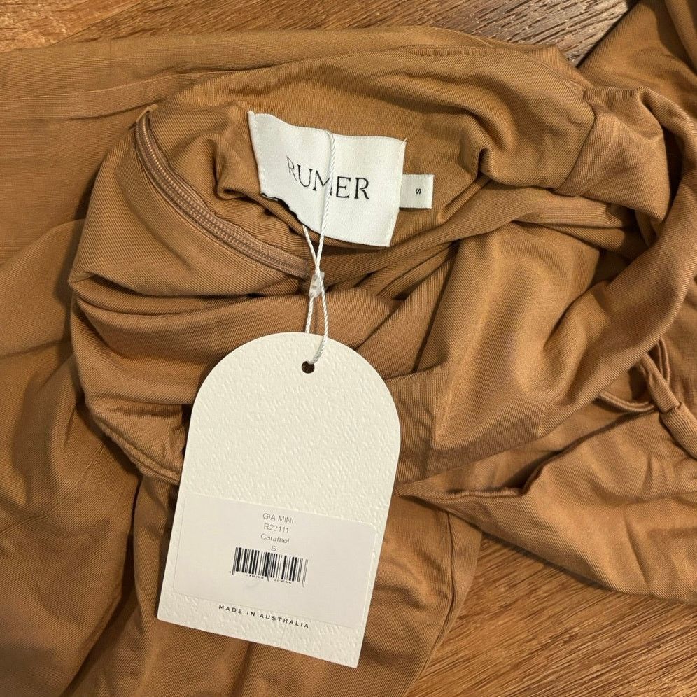 REVOLVE NWT Rumer Gia Mini Dress In Caramel Size Small Size S / US 4 / IT 40 - 10 Thumbnail