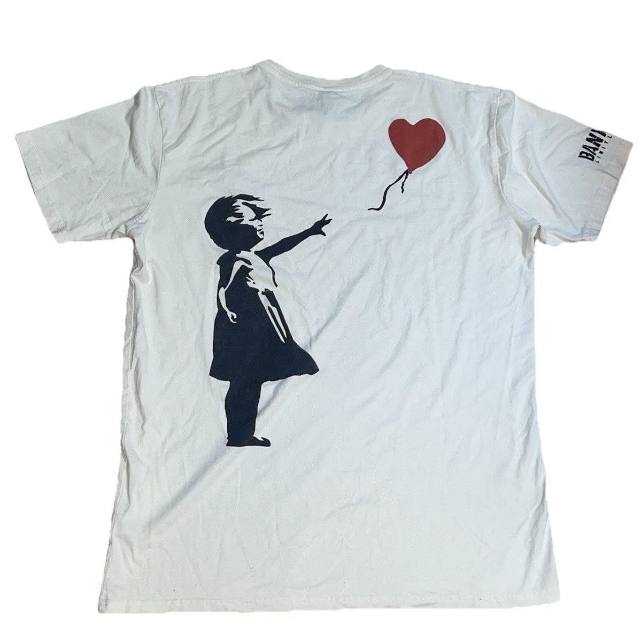 Other Banksy Limitless London “Girl With Balloon” Tee Embroidered Size US L / EU 52-54 / 3 - 1 Thumbnail