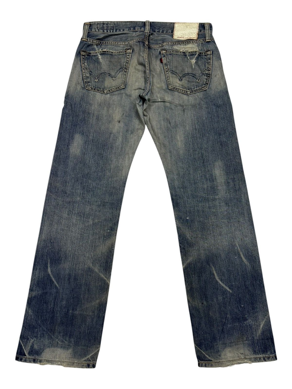 Kapital Edwin 503 Rebel Vintage Mud Wash Distressed Denim Jeans Size US 35 - 2 Thumbnail