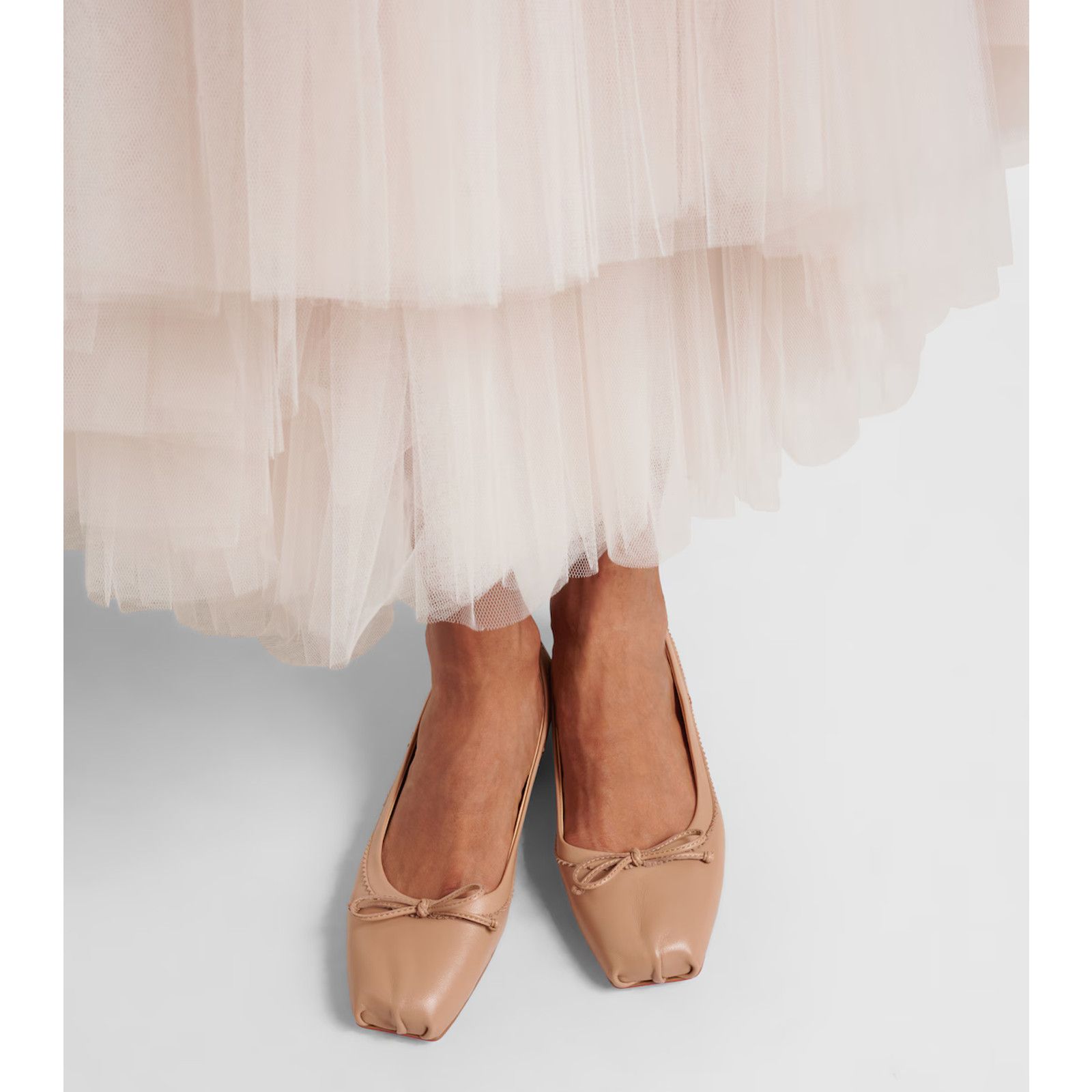 Christian Louboutin Christian Louboutin Mamadrague Flat Nude Blush Beige Size US 11.5 / IT 41.5 - 5 Thumbnail