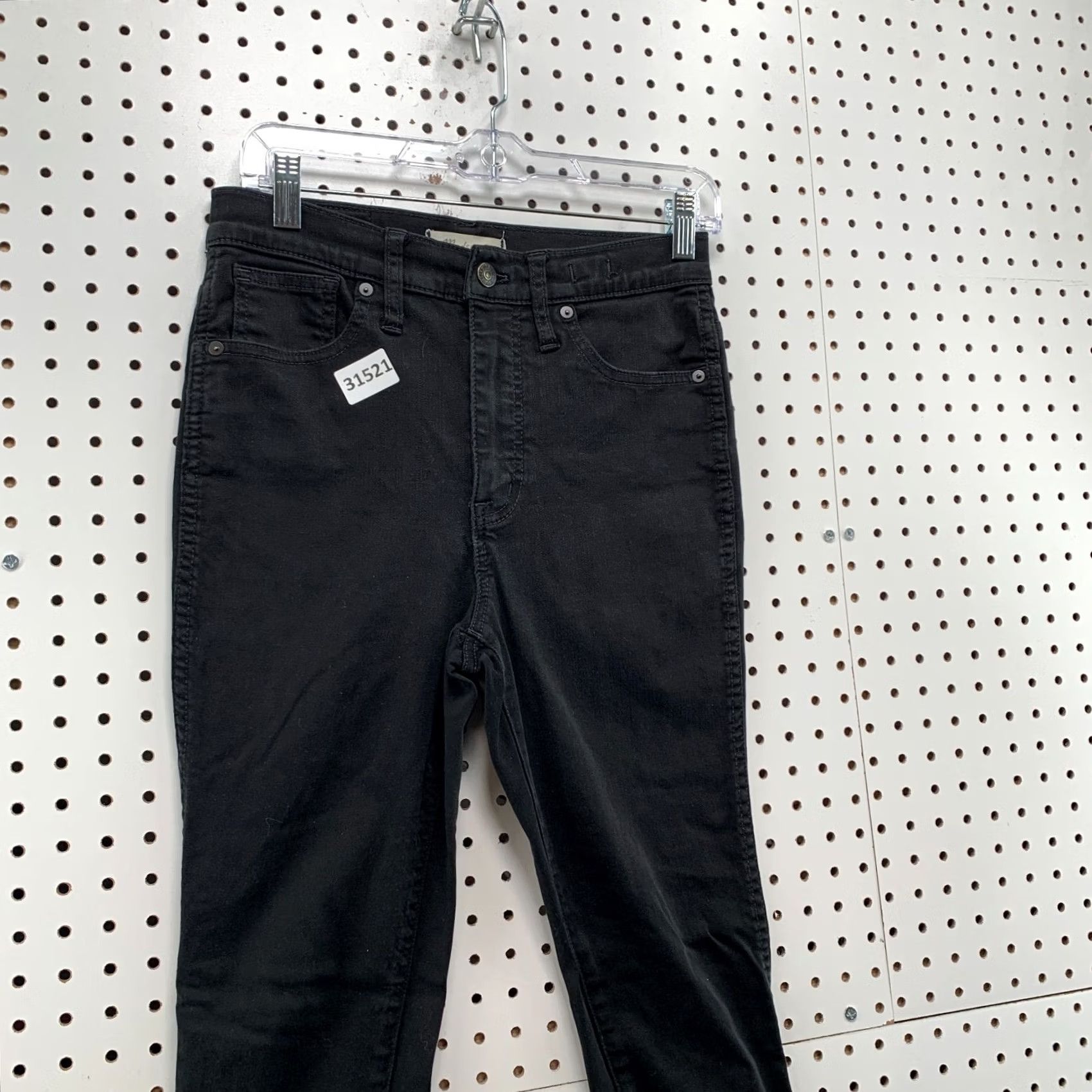 Madewell Madewell Black Skinny Denim Jeans Womens Size 28x26.5 10” High Rise Size 28" / US 6 / IT 42 - 5 Thumbnail