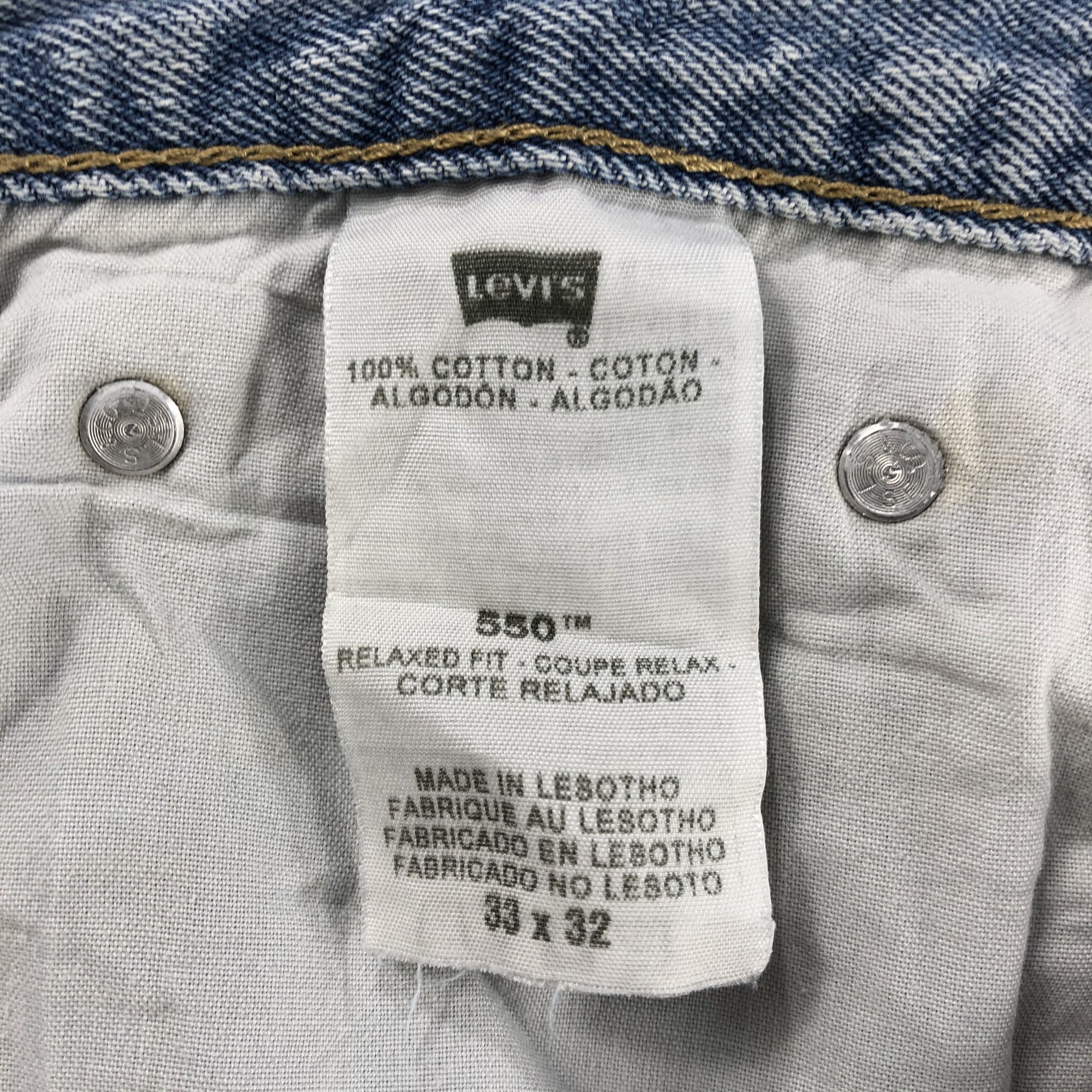 Levi's × Vintage Vintage Blue Wash Levis 550 Jeans-JM2955 Size US 33 - 12 Thumbnail