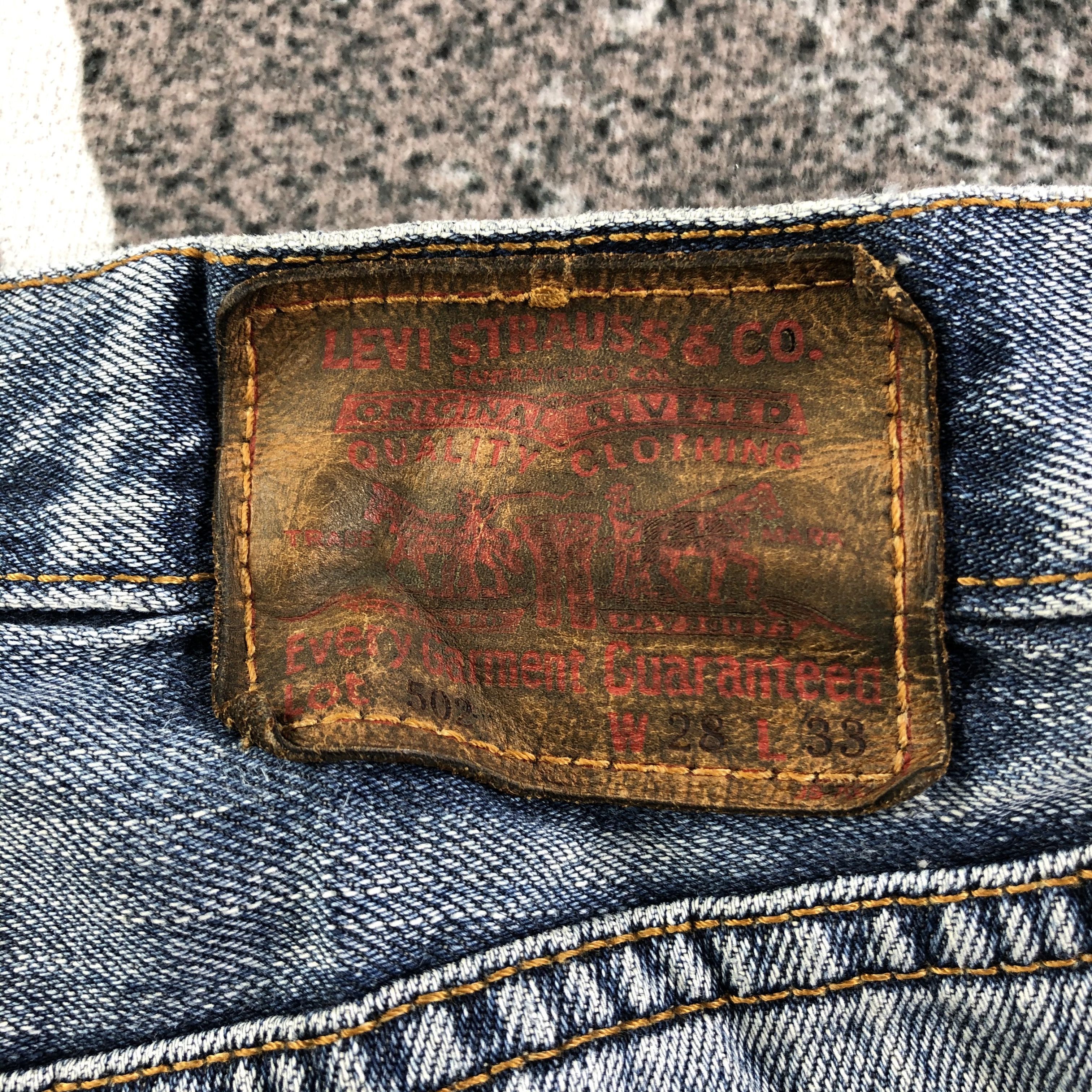 Levi's Vintage Levis 502 Jeans Medium Wash Denim KJ1836 Size US 28 / EU 44 - 5 Thumbnail