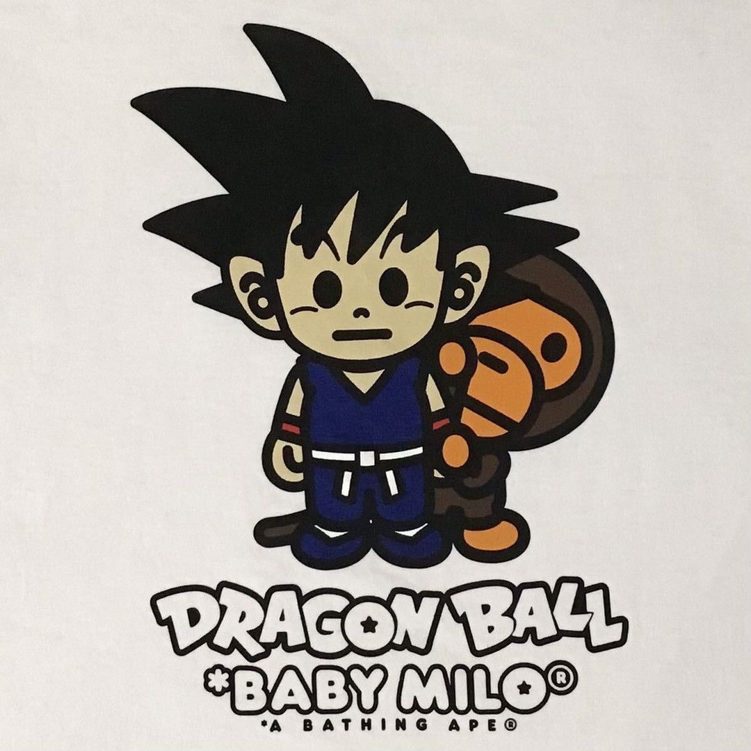 Bape BAPE × Dragon Ball Milo Goku T-shirt a bathing ape Size US M / EU 48-50 / 2 - 2 Thumbnail