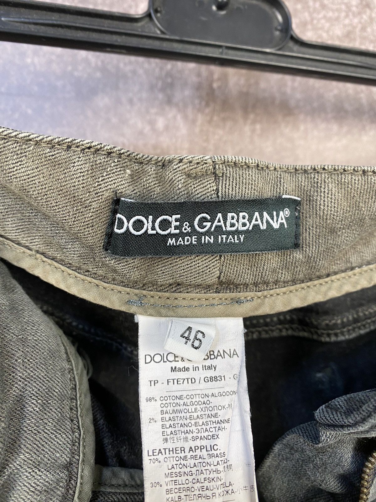 Dolce & Gabbana × Vintage VINTAGE DOLCE&GABBANA FLARE DENIM PANTS JEANS Size 32" / US 10 / IT 46 - 10 Thumbnail