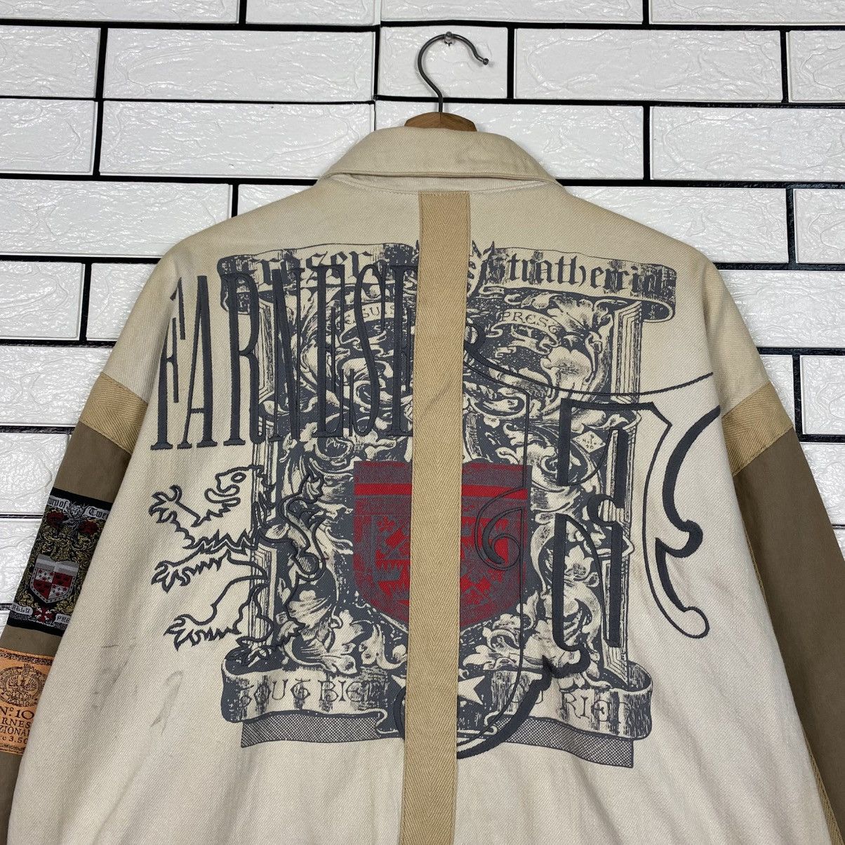Hysteric Glamour 📌Cropped Zipper Denim Chore Jacket Farnese Big Logo Size US L / EU 52-54 / 3 - 10 Thumbnail
