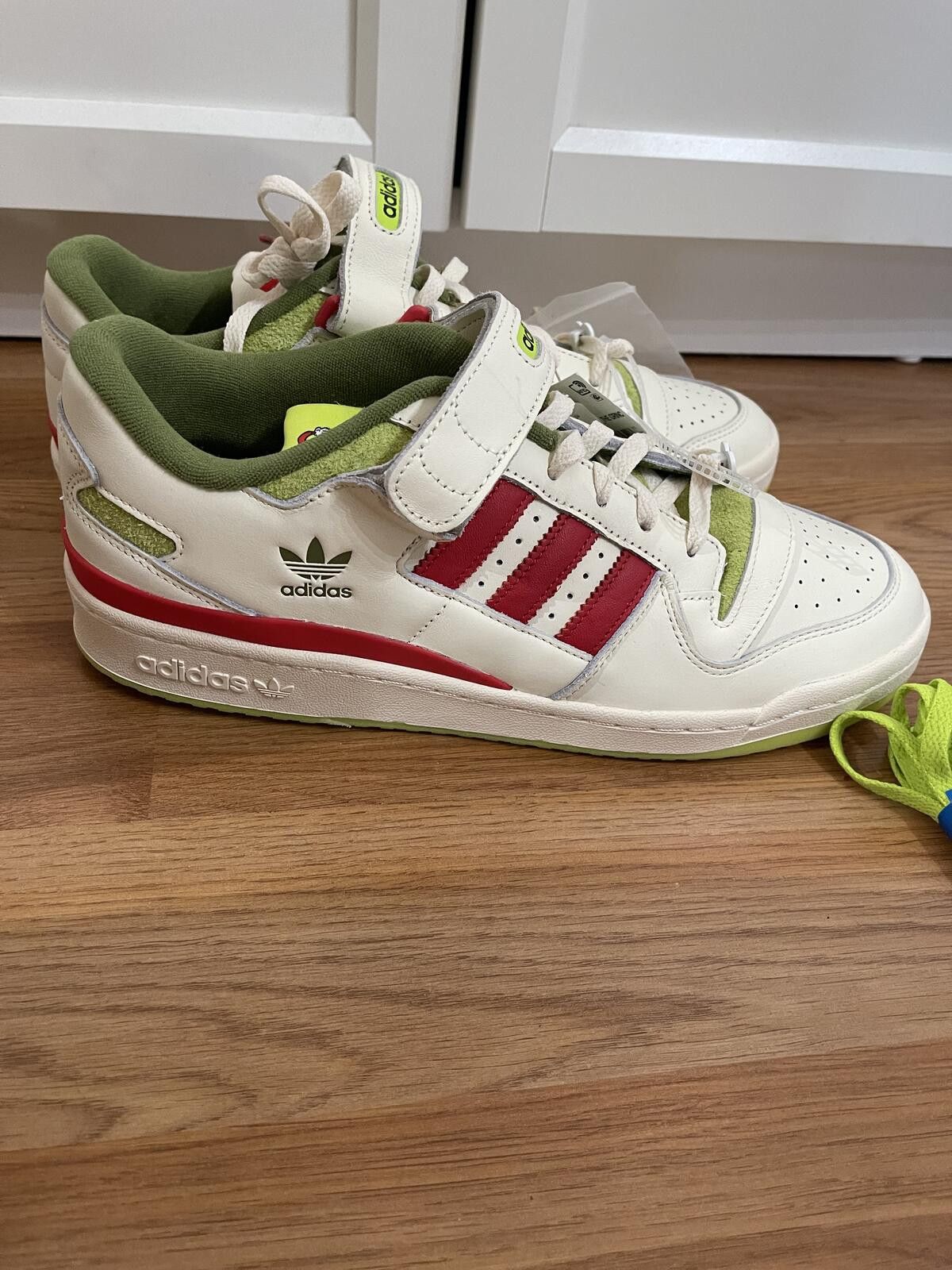 Adidas Adidas Grinch Themed Sneakers Size 11.5 Size US 11.5 / EU 44-45 - 1 Thumbnail