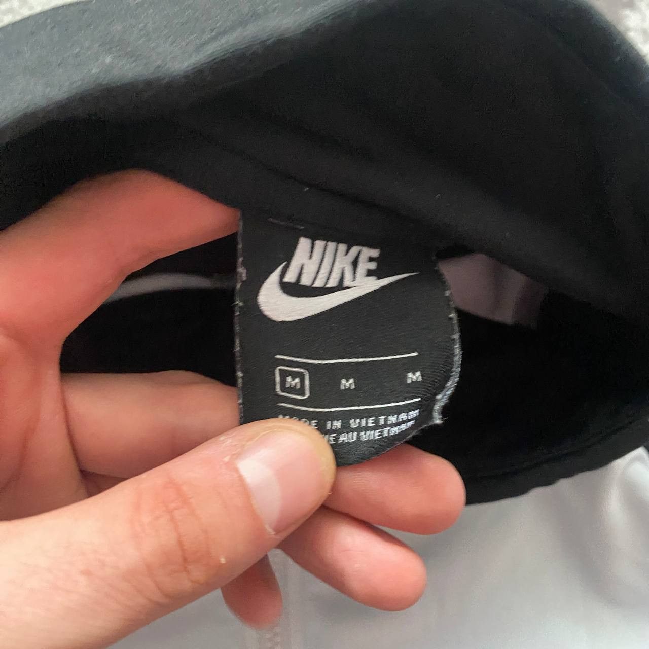Nike Vintage Nike Track Jacket Swoosh Logo Black White Grey Size US M / EU 48-50 / 2 - 3 Thumbnail