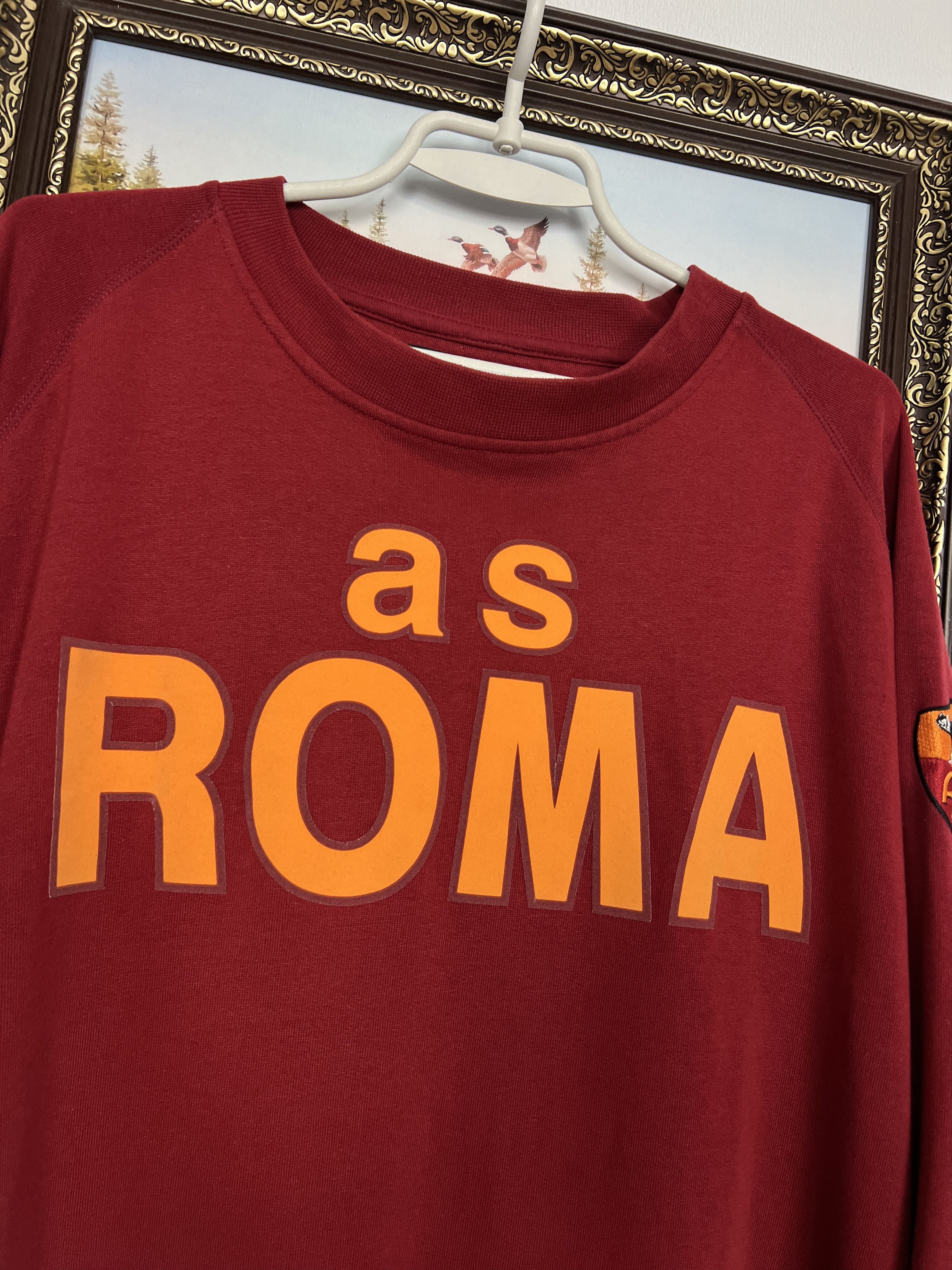 Kappa Vintage Roma Football Sweatshirt Red Soccer Crewneck Maglia Size US XXL / EU 58 / 5 - 3 Thumbnail