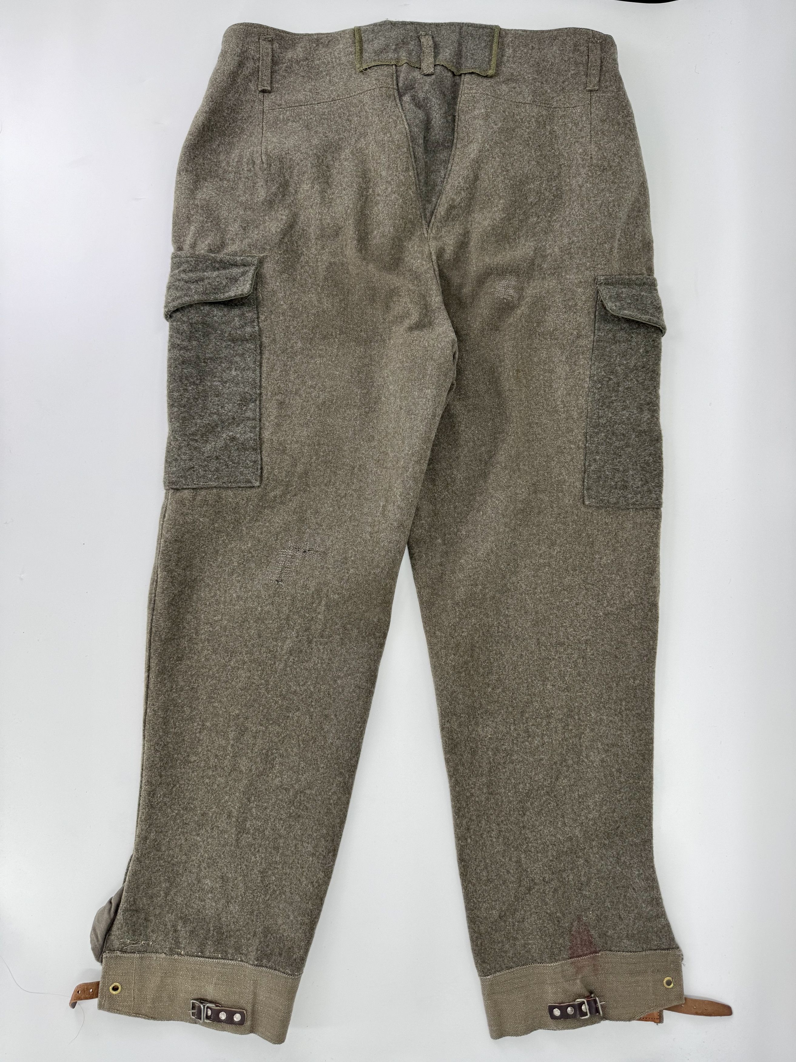 Vintage Vintage 1940 Swedish Military Trousers Pants Wool 1940s 40s Size US 34 / EU 50 - 4 Thumbnail