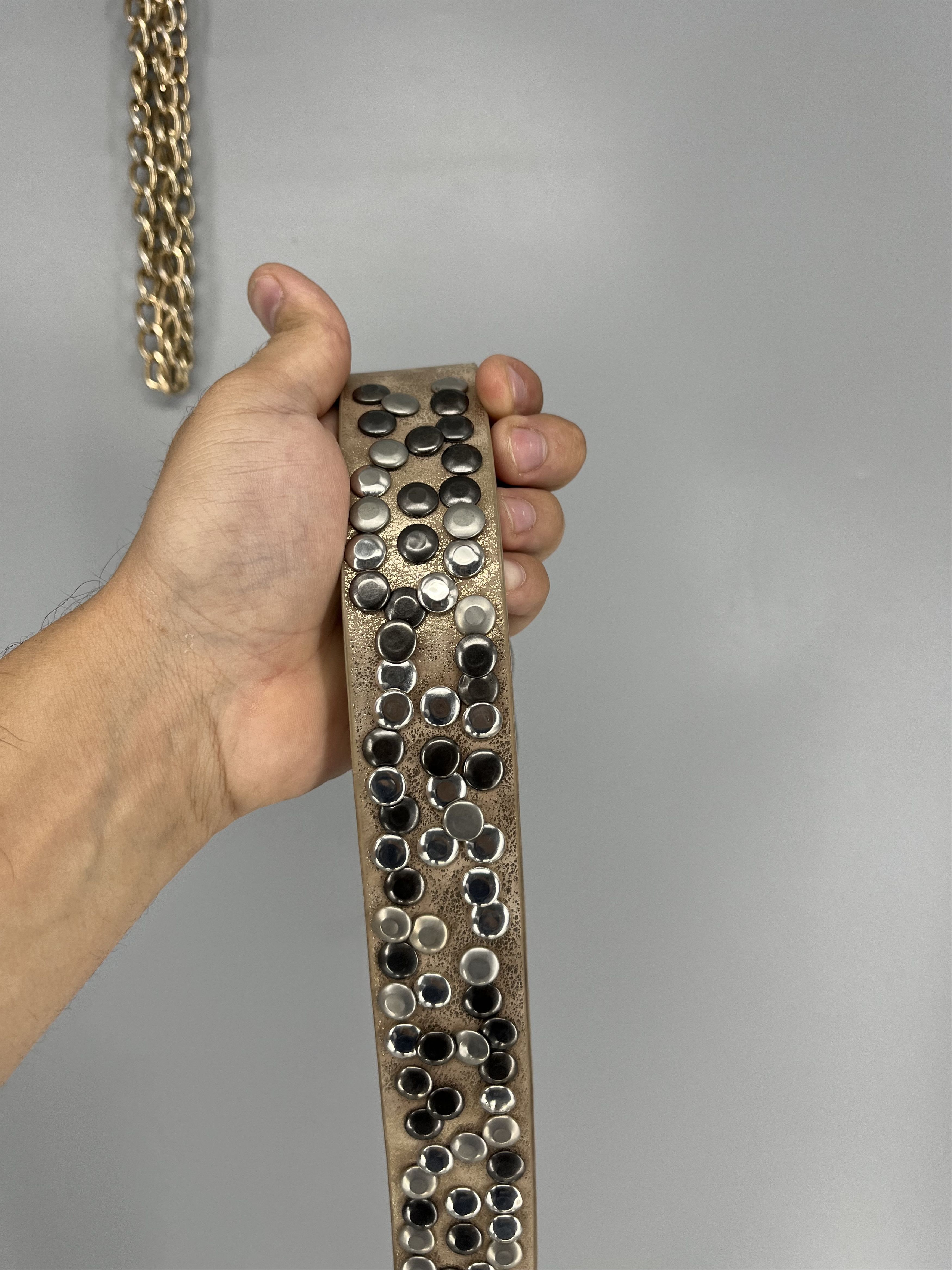 Vintage Vintage 90s Punk Belt Leather Band Rock Y2K 90s Y2K Size ONE SIZE - 4 Thumbnail