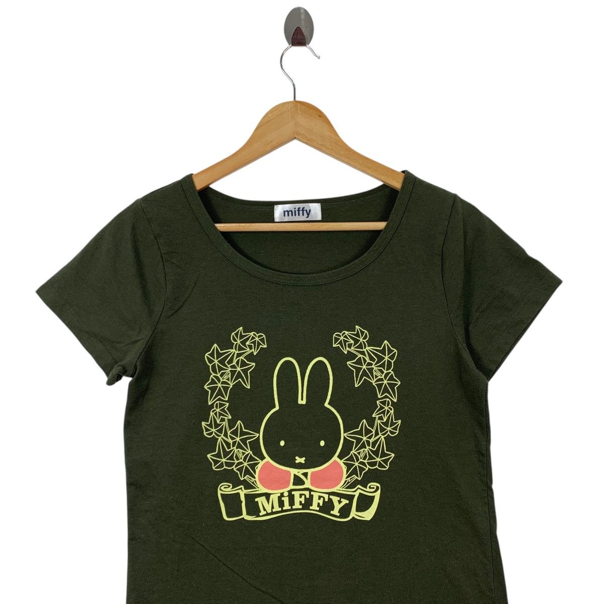 Vintage MIFFY CARTOON Merchandise Dick Bruna Mercis Bv Tshirt Size L / US 10 / IT 46 - 2 Thumbnail