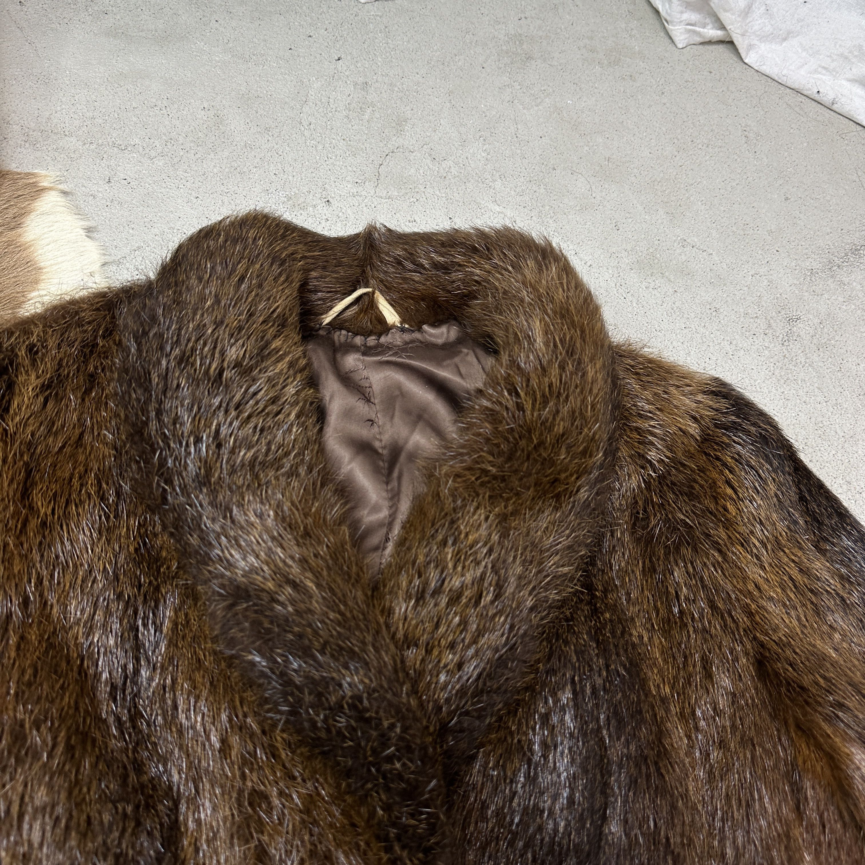 Vintage Vintage Old Money Classy Nutria Real Fur Coat 90s Size M / US 6-8 / IT 42-44 - 5 Thumbnail
