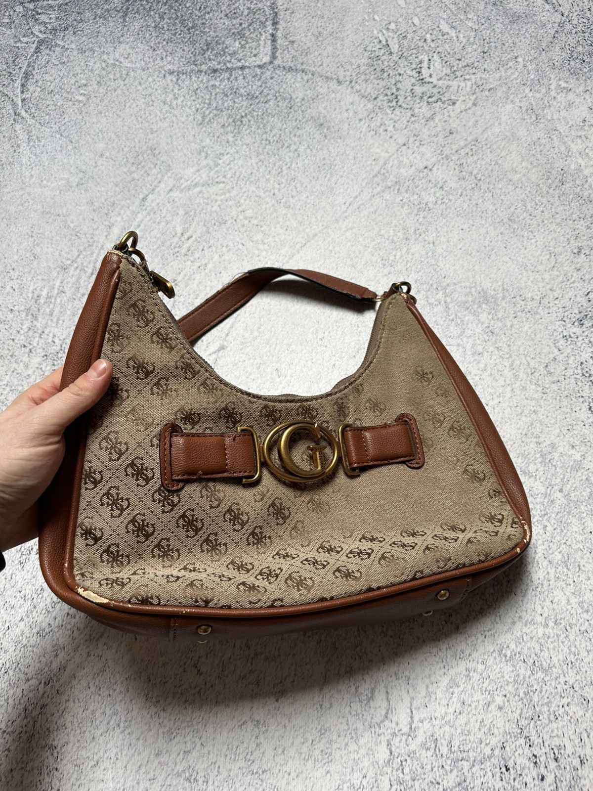 Guess Vintage Guess Big "G" Logo Womens Y2K Bag Awantgarde Size ONE SIZE - 7 Thumbnail