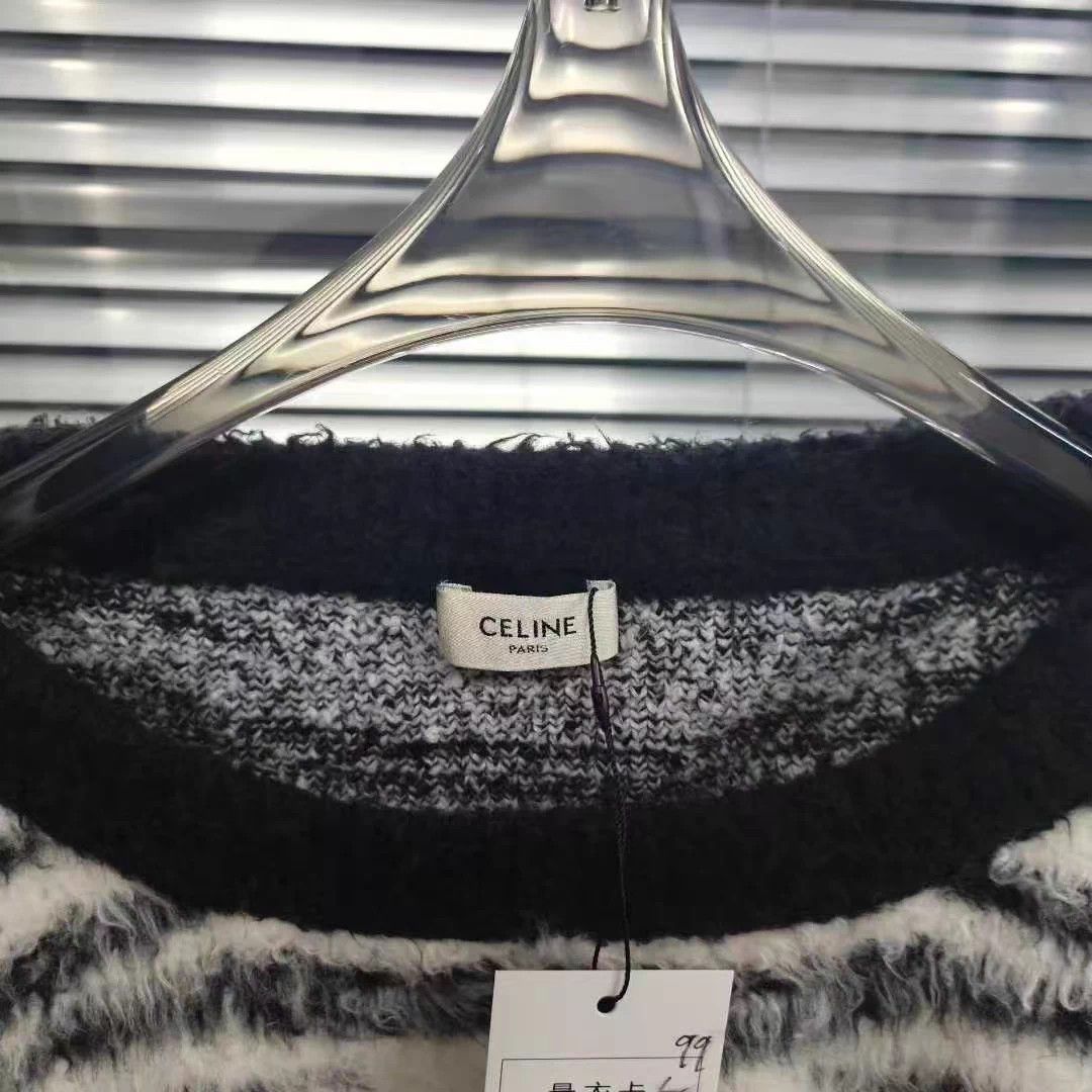 Celine Celine Stripe Wool Sweater Size S New Size S / US 4 / IT 40 - 2 Thumbnail
