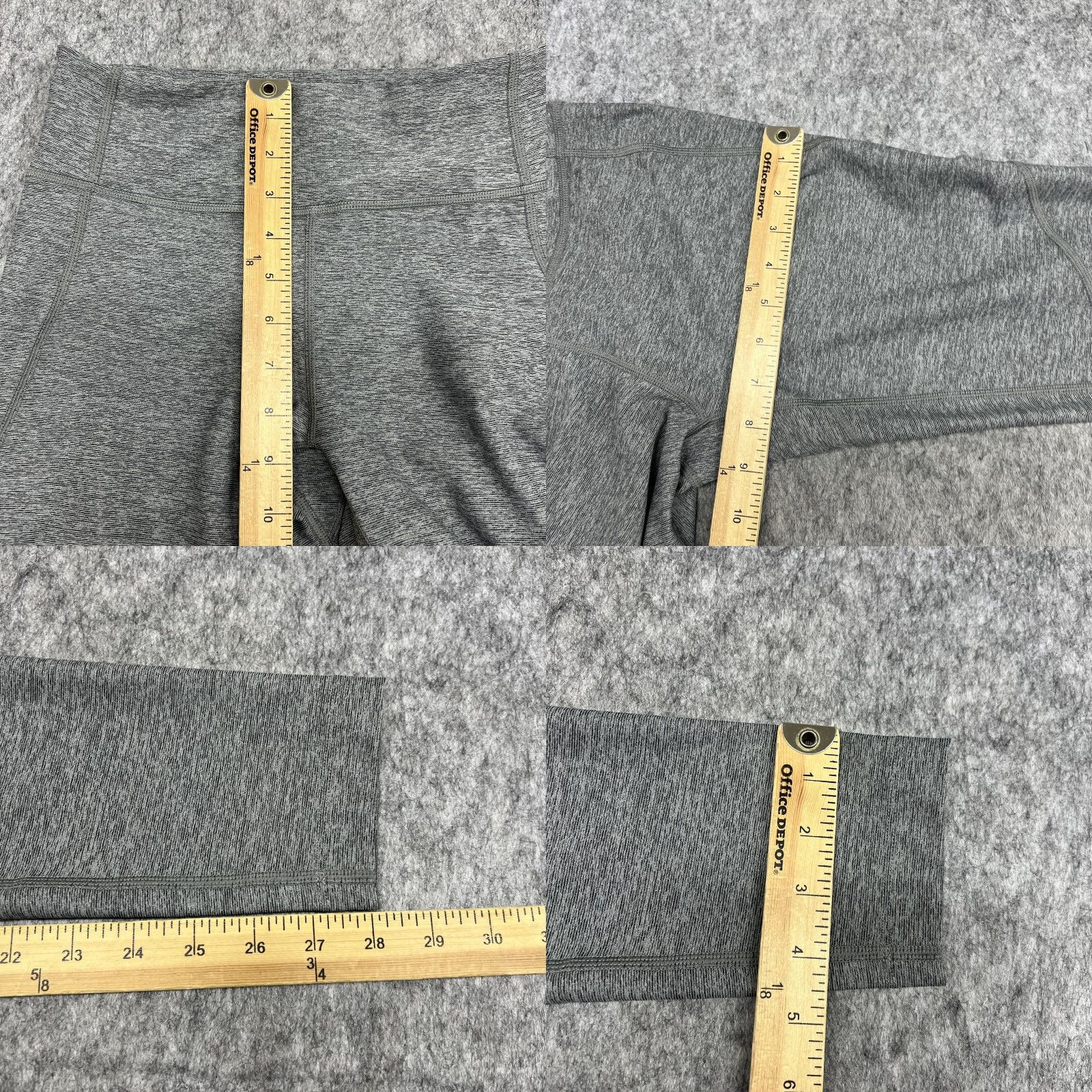Outdoor Voices Outdoor Voices Leggings Womens M Gray Ankle Stretch Knit Yoga Gym Athletic Size 32" / US 10 / IT 46 - 8 Thumbnail