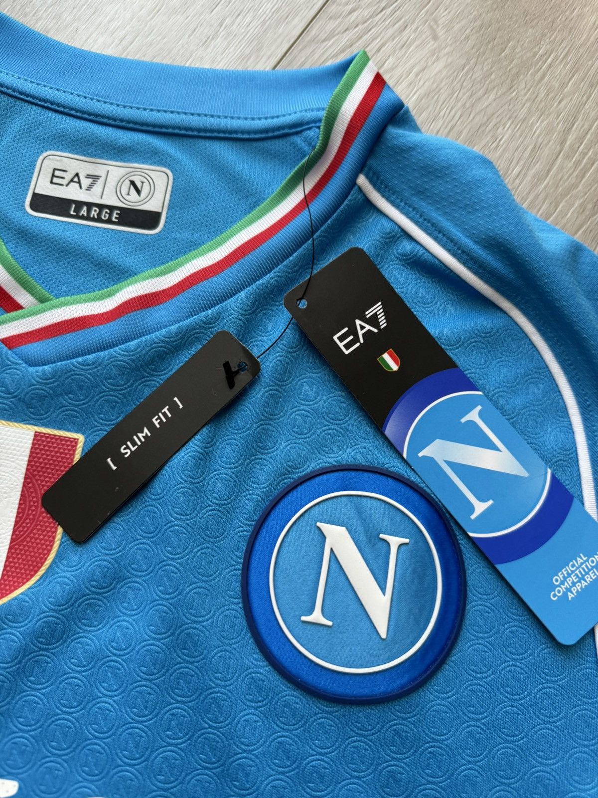 Emporio Armani Emporio Armani Giovanni Di Lorenzo Napoli Jersey (Maradona) Size US L / EU 52-54 / 3 - 4 Thumbnail