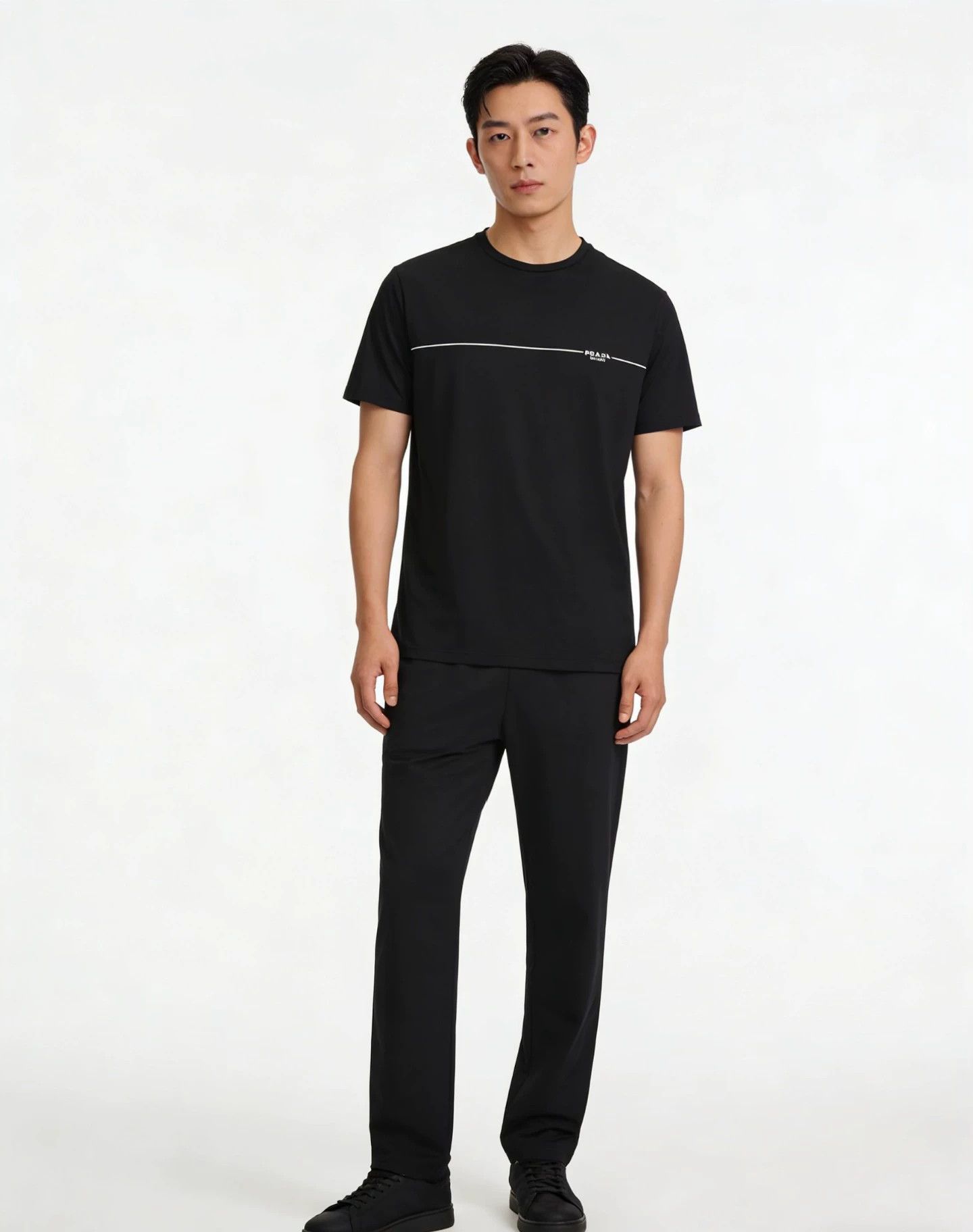Prada Prada Men's Short Sleeve Tee L 99 New Size US L / EU 52-54 / 3 - 1 Thumbnail