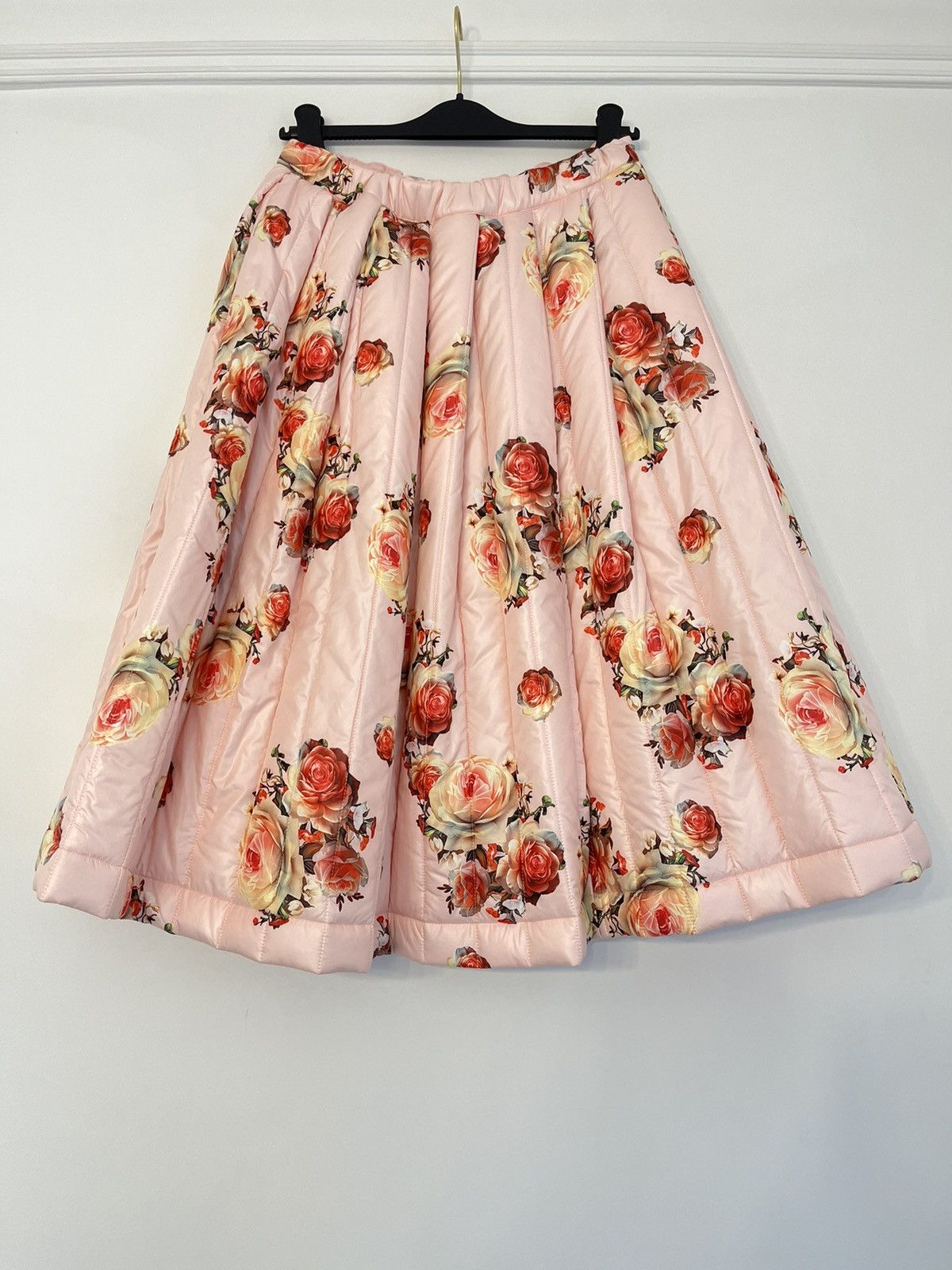 image of Comme Des Garcons Floral Skirt Comme Des Garçons in Pink, Women's (Size 26)
