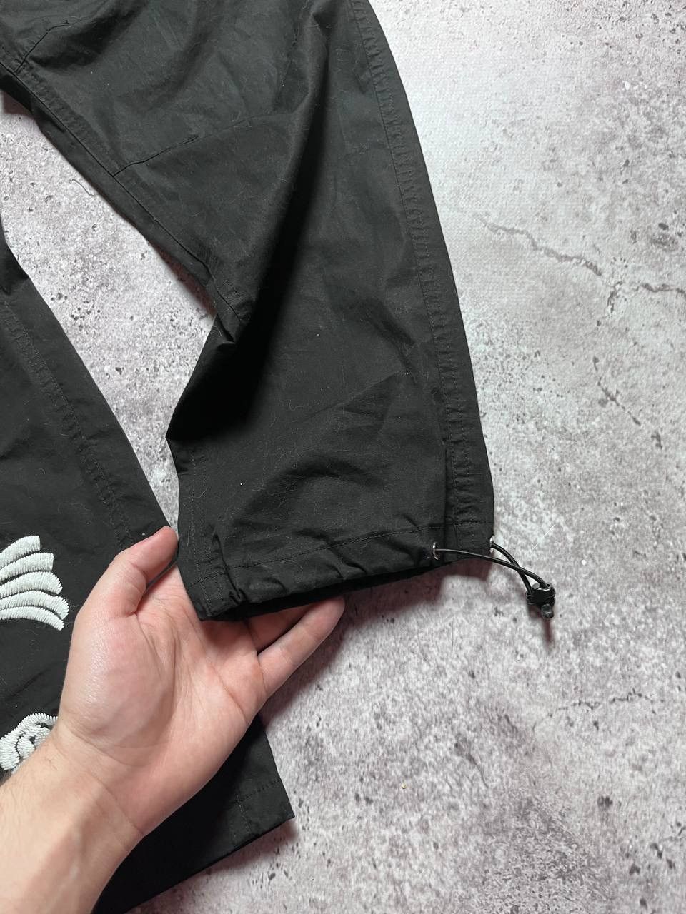 Japanese Brand × Maharishi × Vintage Vintage Maharishi Eagle Woven Black Pants Size US 32 / EU 48 - 6 Thumbnail