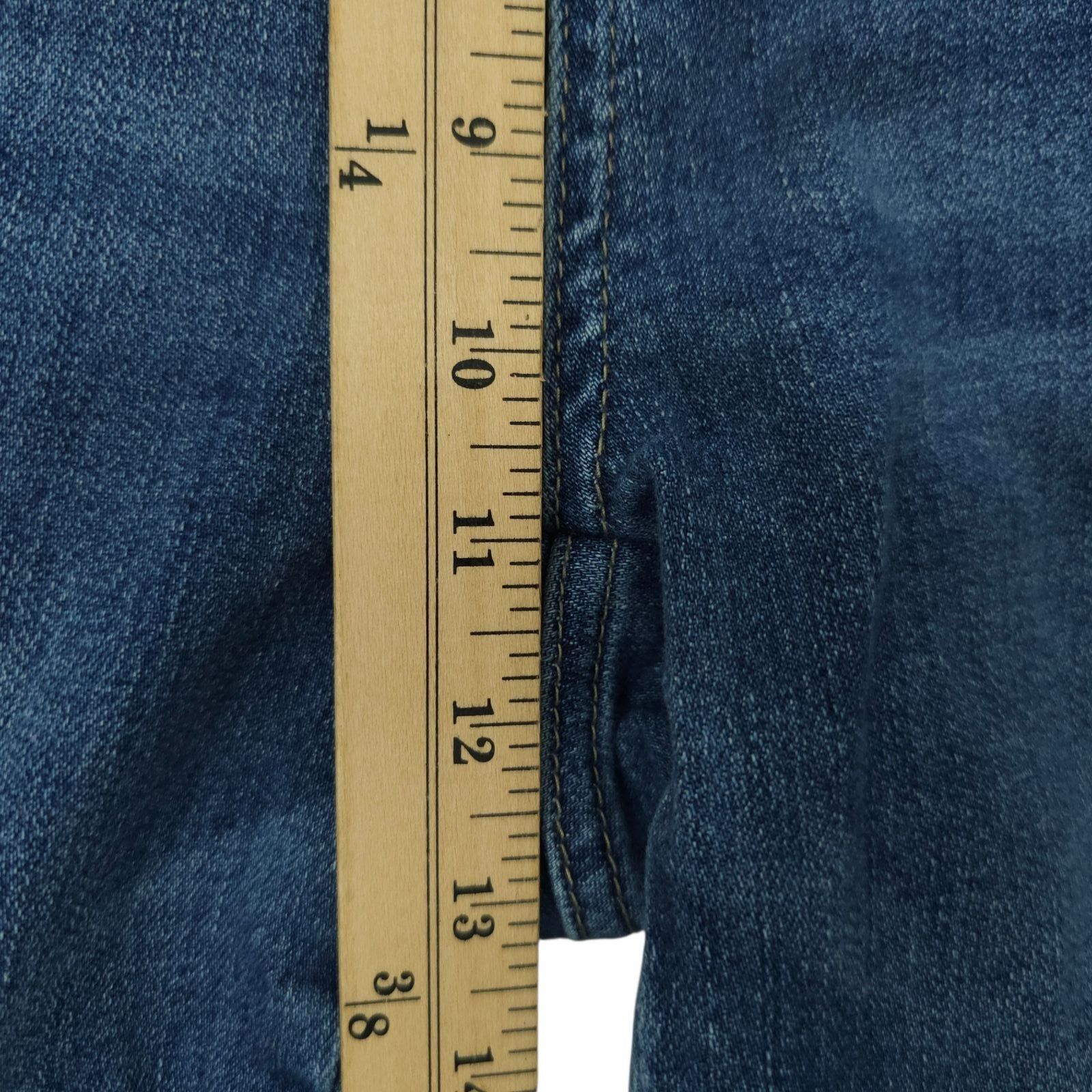 Judy Blue Judy Blue Skinny Jeans 14W High Waist Distressed Frayed Size 31" - 15 Thumbnail