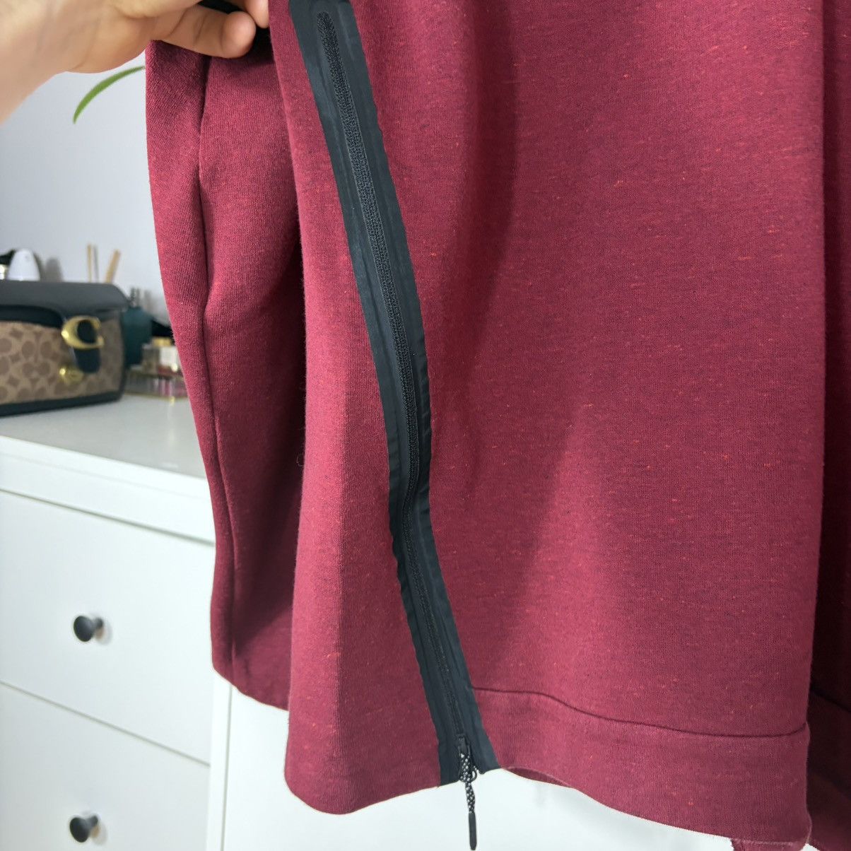 Nike Nike Tech Fleece Red Ninja Hoodie Streetwear Y2K Size US XL / EU 56 / 4 - 3 Thumbnail