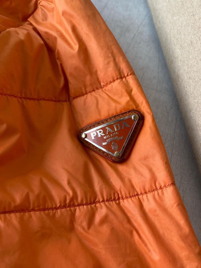 Prada × Vintage Prada Small Logo Vintage Jacket womans Luxury Size M / US 6-8 / IT 42-44 - 2 Thumbnail