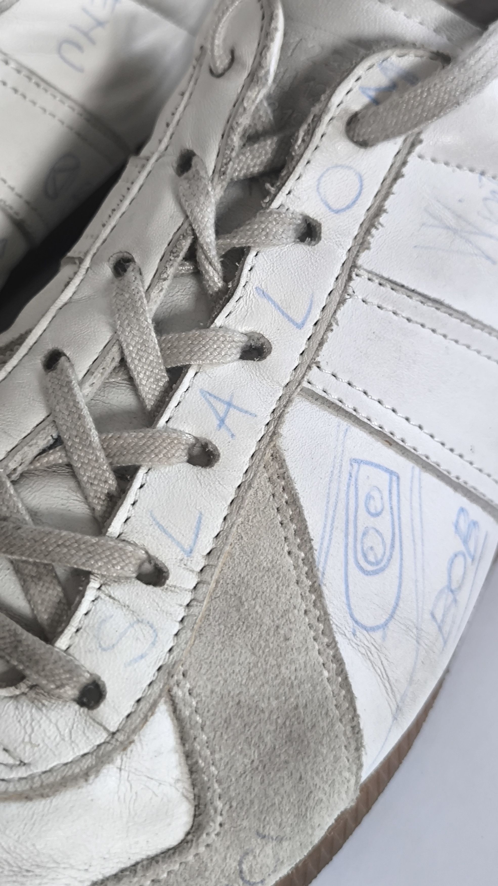 Maison Margiela 1/1 Unique Hand Drawn 2006 Turin Olympic Games Size US 9 / EU 42 - 7 Thumbnail
