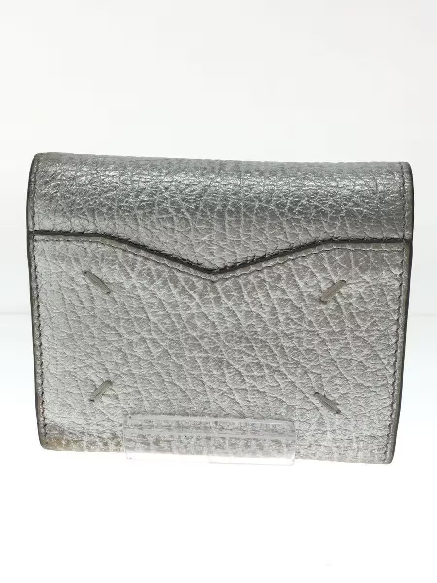 4 Stitch Motif Leather Envelope Wallet