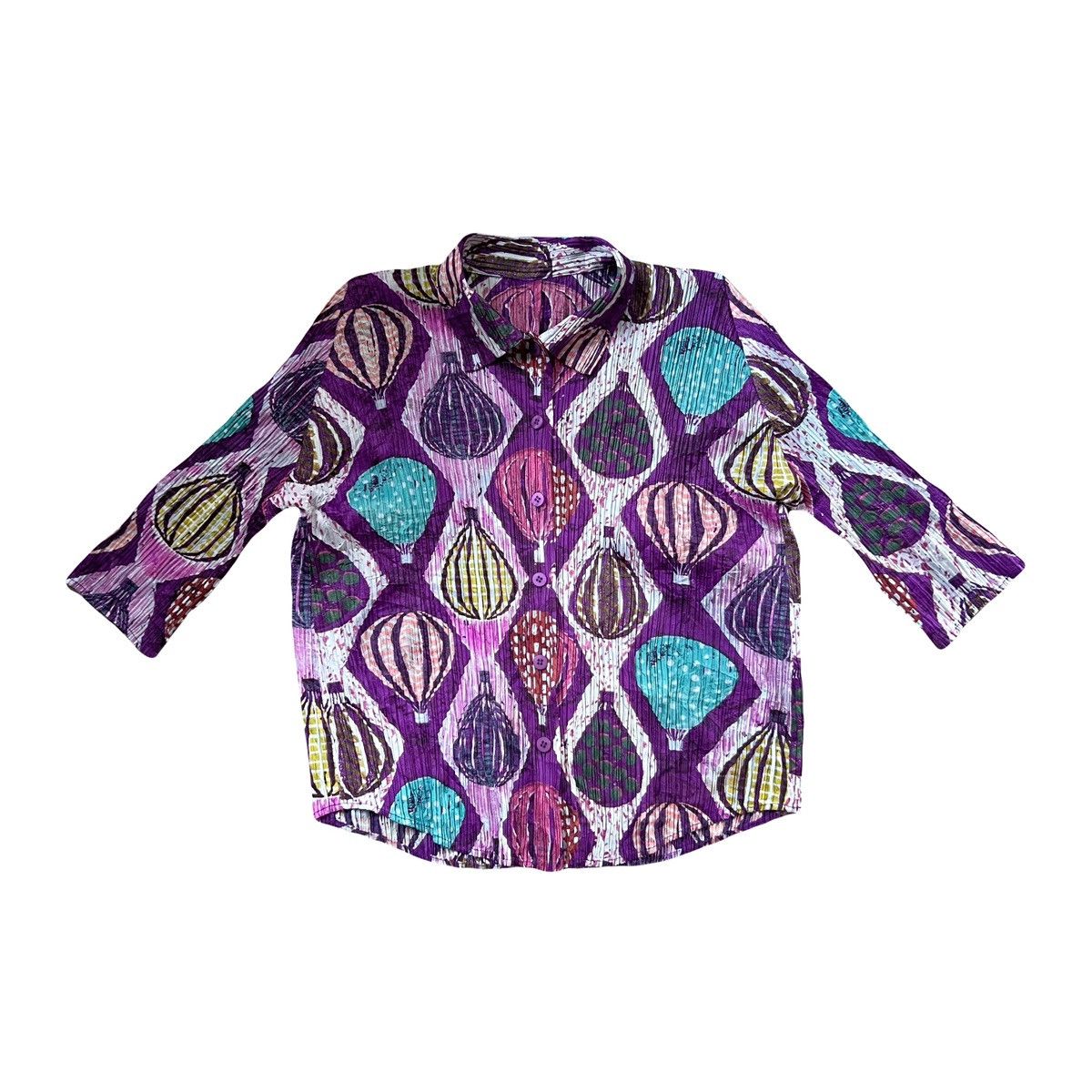 Pleats Please Air Balloons Printed Button Up Shirt