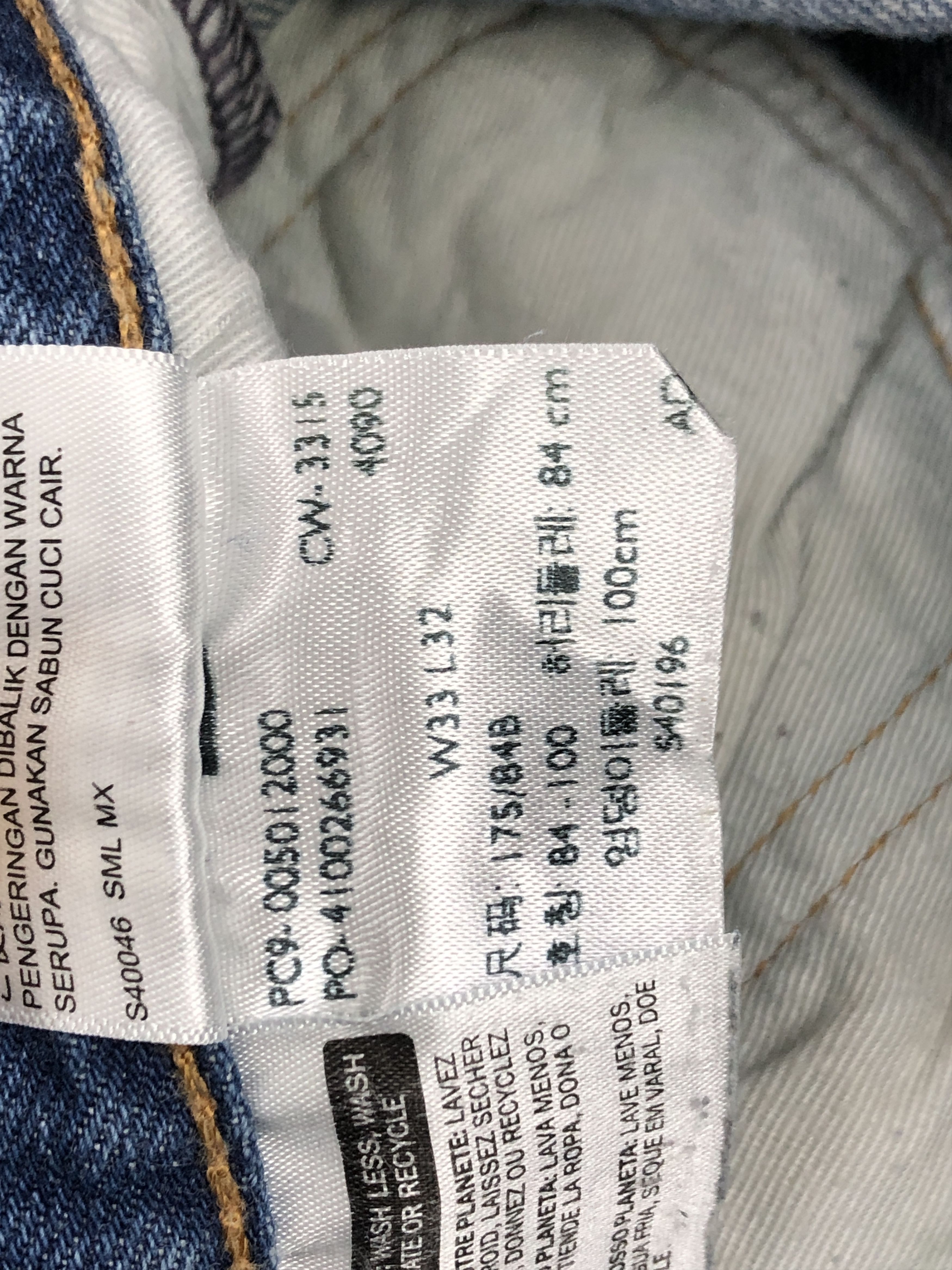 Levi's × Vintage Vintage Levis 501 Faded Blue Denim Jeans Size US 32 / EU 48 - 8 Thumbnail