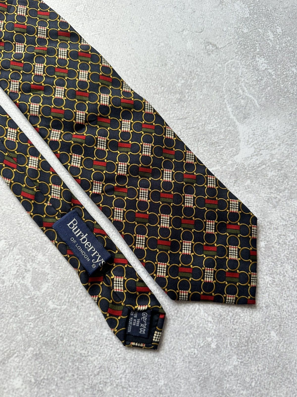 Burberry × Designer × Vintage Ties Burberrys of London Vintage 100% silk Size ONE SIZE - 2 Thumbnail