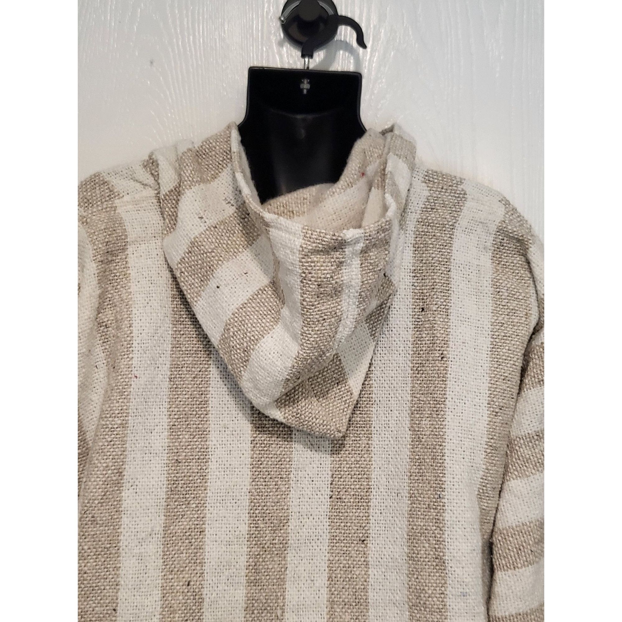 Franks Vintage Franks Mexican Baja Hoodie Men Sz XXL Striped Brown Size US XXL / EU 58 / 5 - 5 Thumbnail