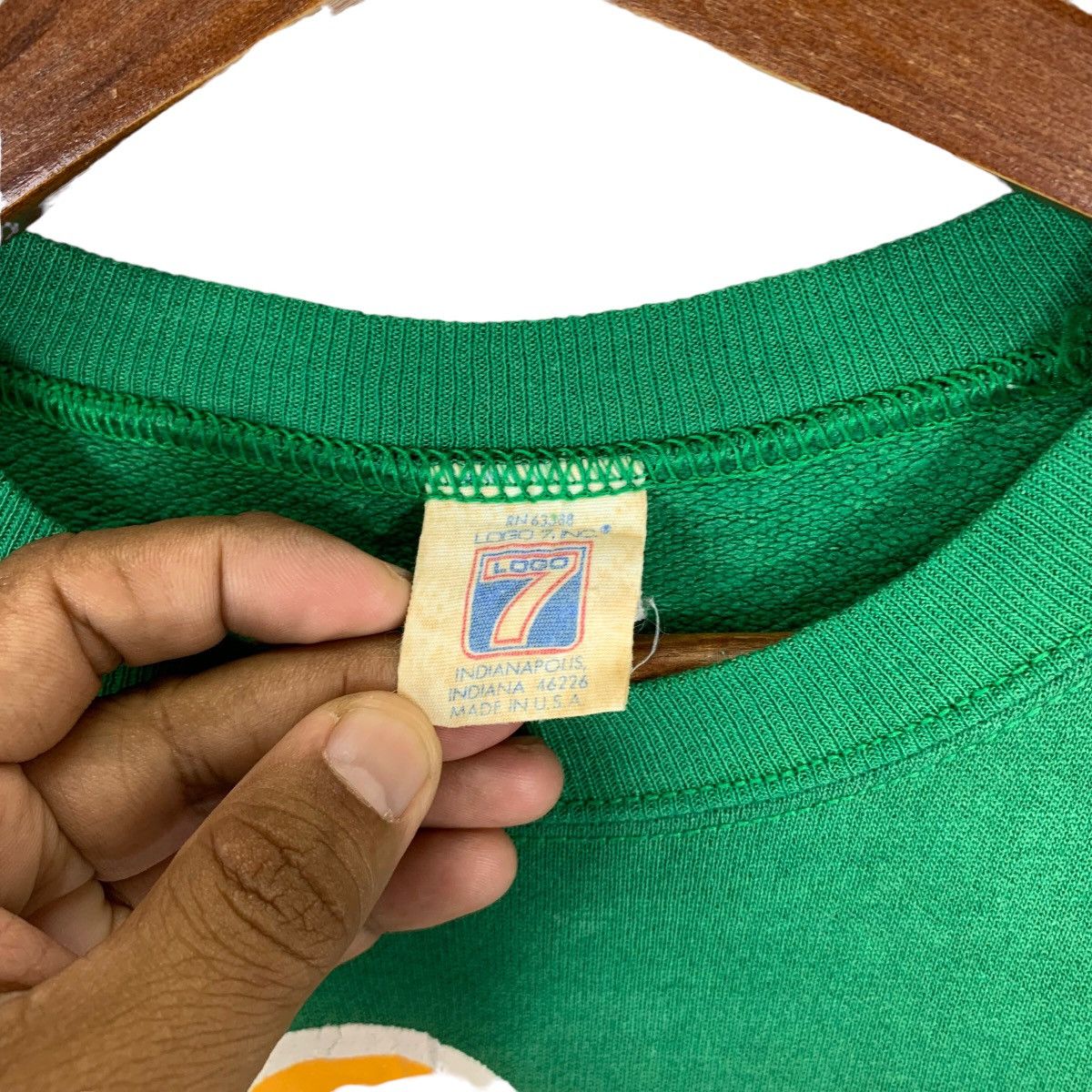 MLB × NFL × Vintage VINTAGE 80s OAKLAND ATHLETIC MLB LOGO 7 PULLOVER CREWNECK Size US M / EU 48-50 / 2 - 5 Thumbnail