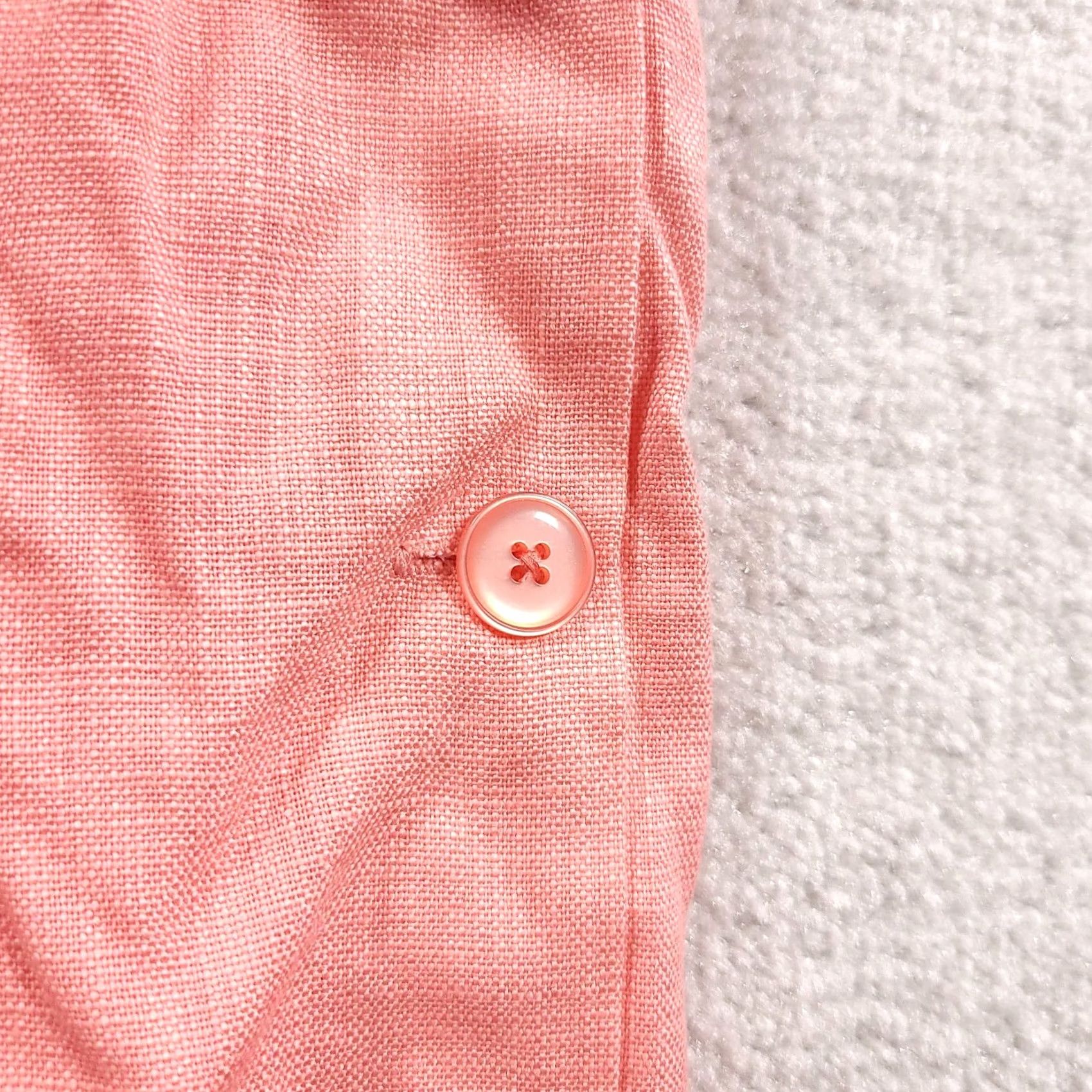 Talbots VINTAGE Talbots Dress Pink Short Sleeve A-line 8 Made In USA Womens Dress Size 30" / US 8 / IT 44 - 7 Thumbnail