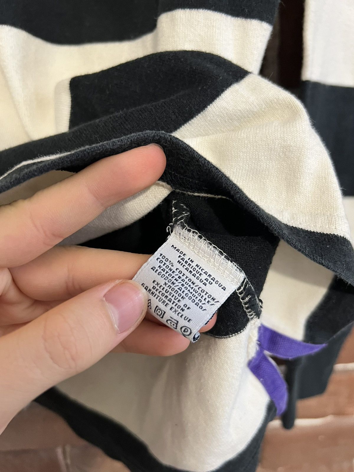 Polo Ralph Lauren × Ralph Lauren × Vintage Polo Ralph Lauren Vintage Rugby Longsleeve Striped Hype Rare Size M / US 6-8 / IT 42-44 - 7 Thumbnail