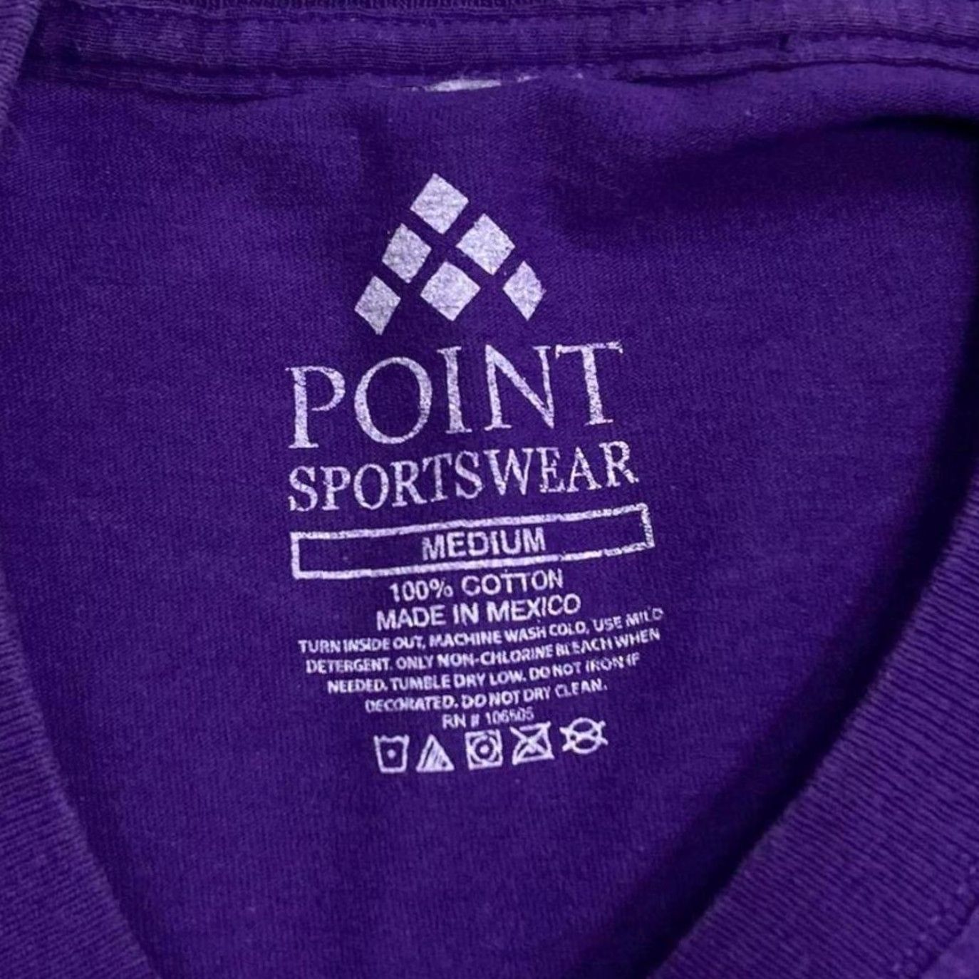 Vintage Point Sportswear New Orleans Voodoo Game Club “Place Your Bet Lose Your Soul” Graphic T-Shirt M Men Purple Short Sleeve Cotton Shirt 90s TV319 Size US M / EU 48-50 / 2 - 3 Thumbnail