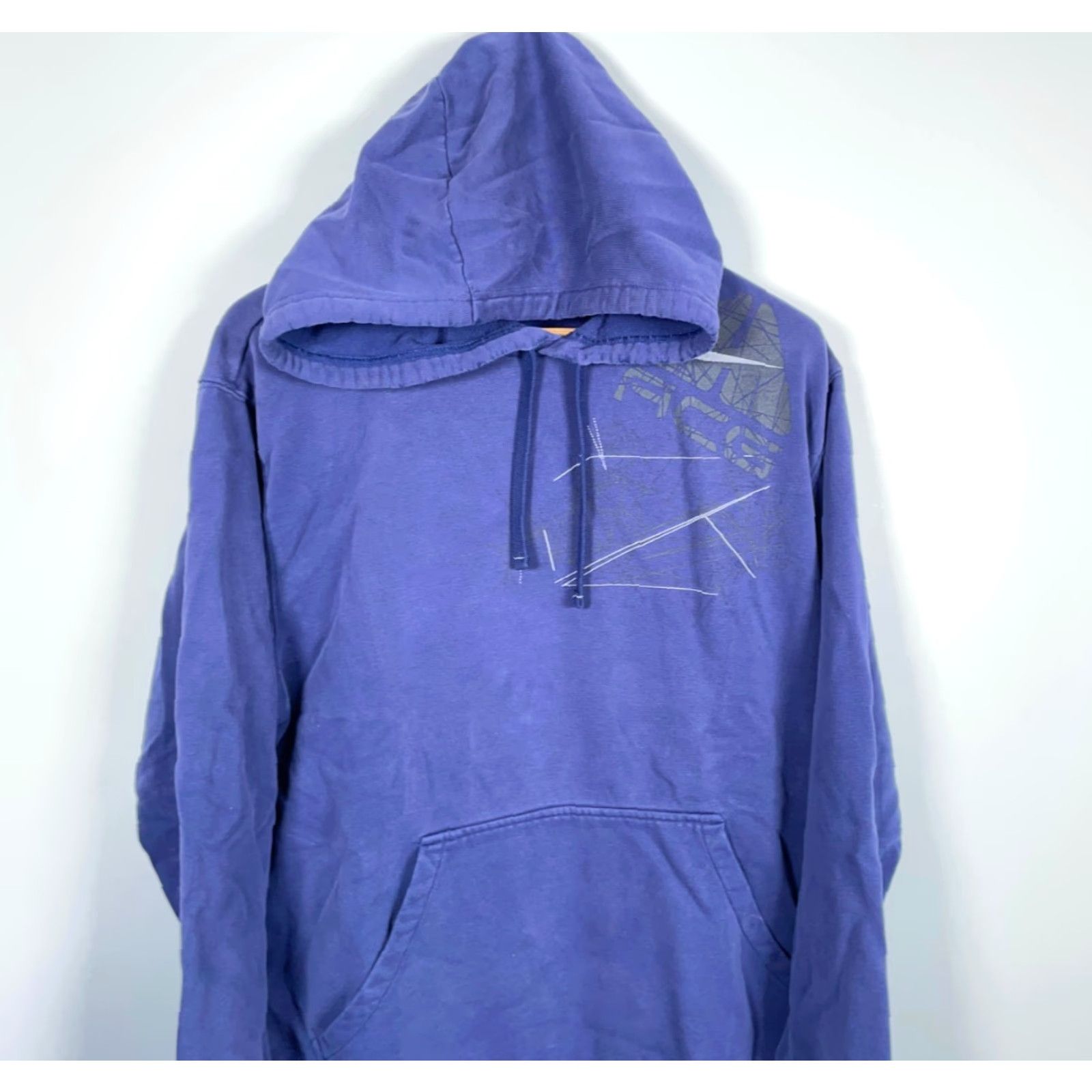 Nike ACG Nike ACG Hoodie Pullover Mens XL Blue Distressed Heavyweight Graphic Embroidered Swoosh Pockets Vintage Look Size US XL / EU 56 / 4 - 4 Thumbnail