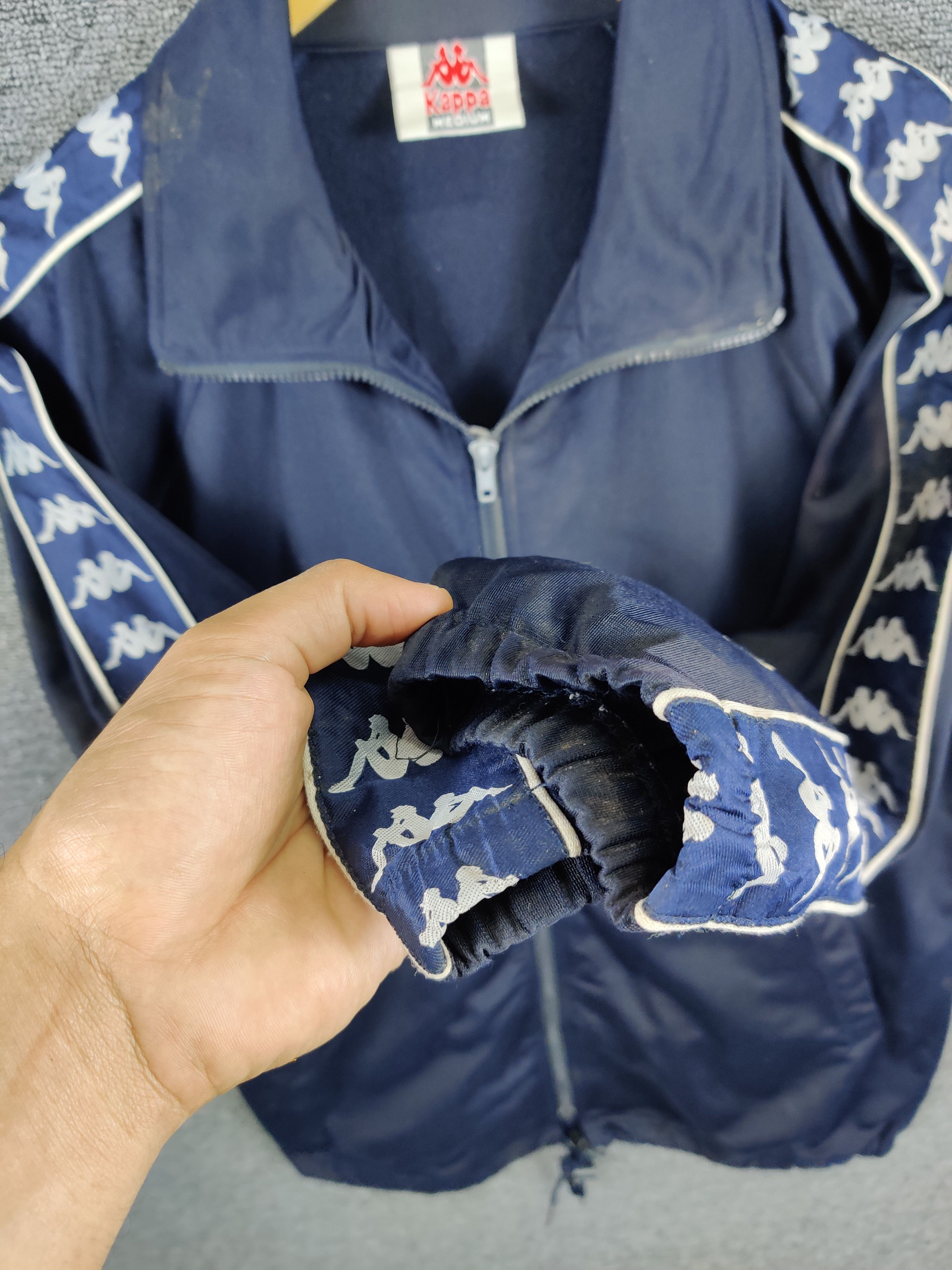 Kappa Vintage Kappa Side Tapper Big Logo Zipper Jacket Size US L / EU 52-54 / 3 - 9 Thumbnail