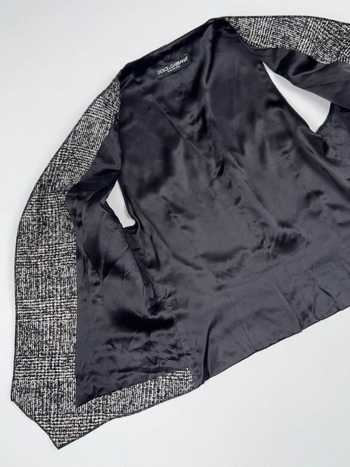 Dolce & Gabbana Dolce Gabbana Tweed Alpaca Silk Nylon Suit Vest Tank Size S / US 4 / IT 40 - 10 Thumbnail