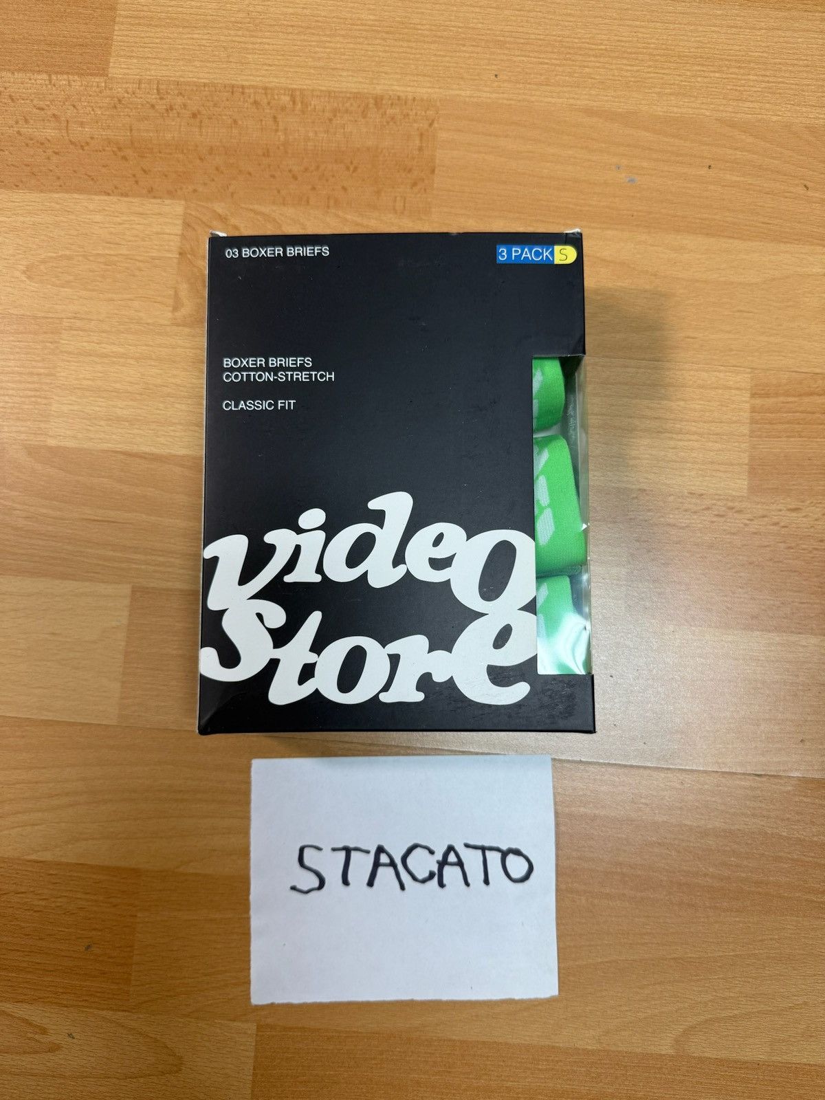 Brockhampton × Video Store Apparel Video Store Brockhampton Underwear Green size Small Size 30 - 1 Thumbnail