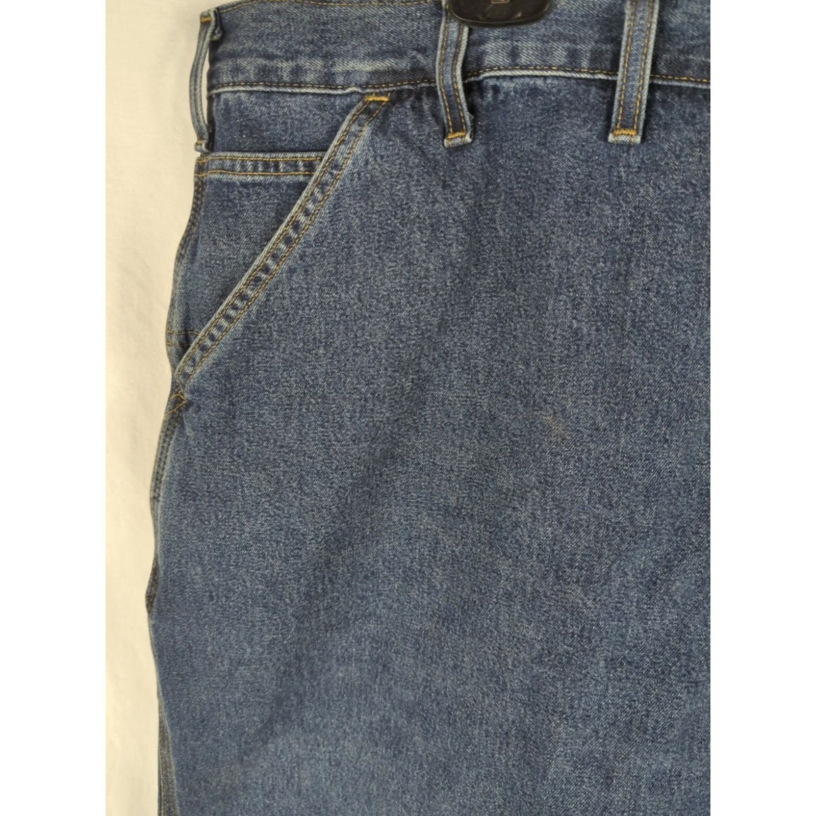 Carhartt Carhartt Denim Carpenter Shorts Blue 44 Denim Workwear Utility Belt Loops Zip Size US 44 / EU 60 - 2 Thumbnail