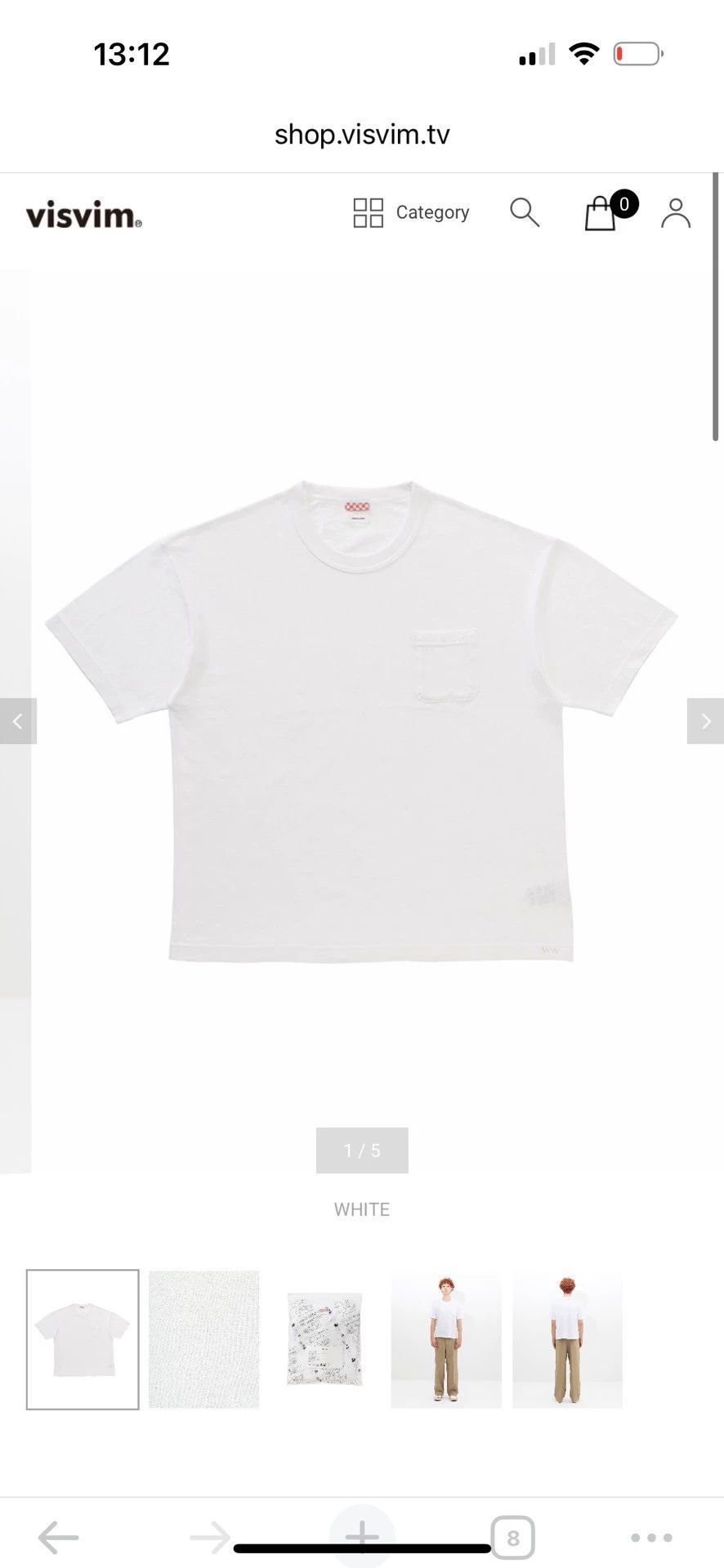 Visvim VISVIM 25AW SUBLIG EX JUMBO 3 Short Sleeve T-shirt Size US L / EU 52-54 / 3 - 6 Thumbnail
