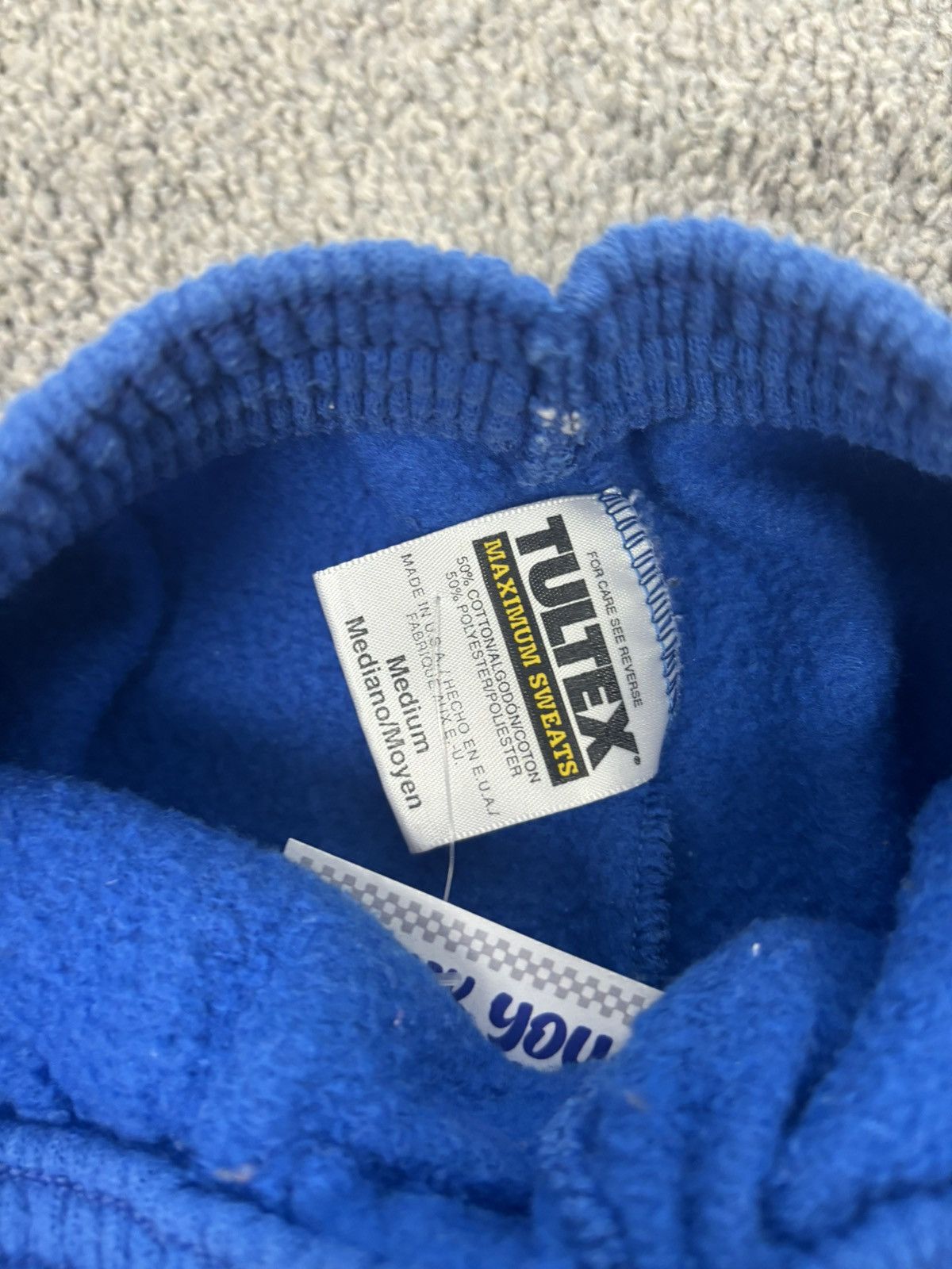 Tultex Vintage 90s blue tultex sweat shorts Size US 28 / EU 44 - 4 Thumbnail