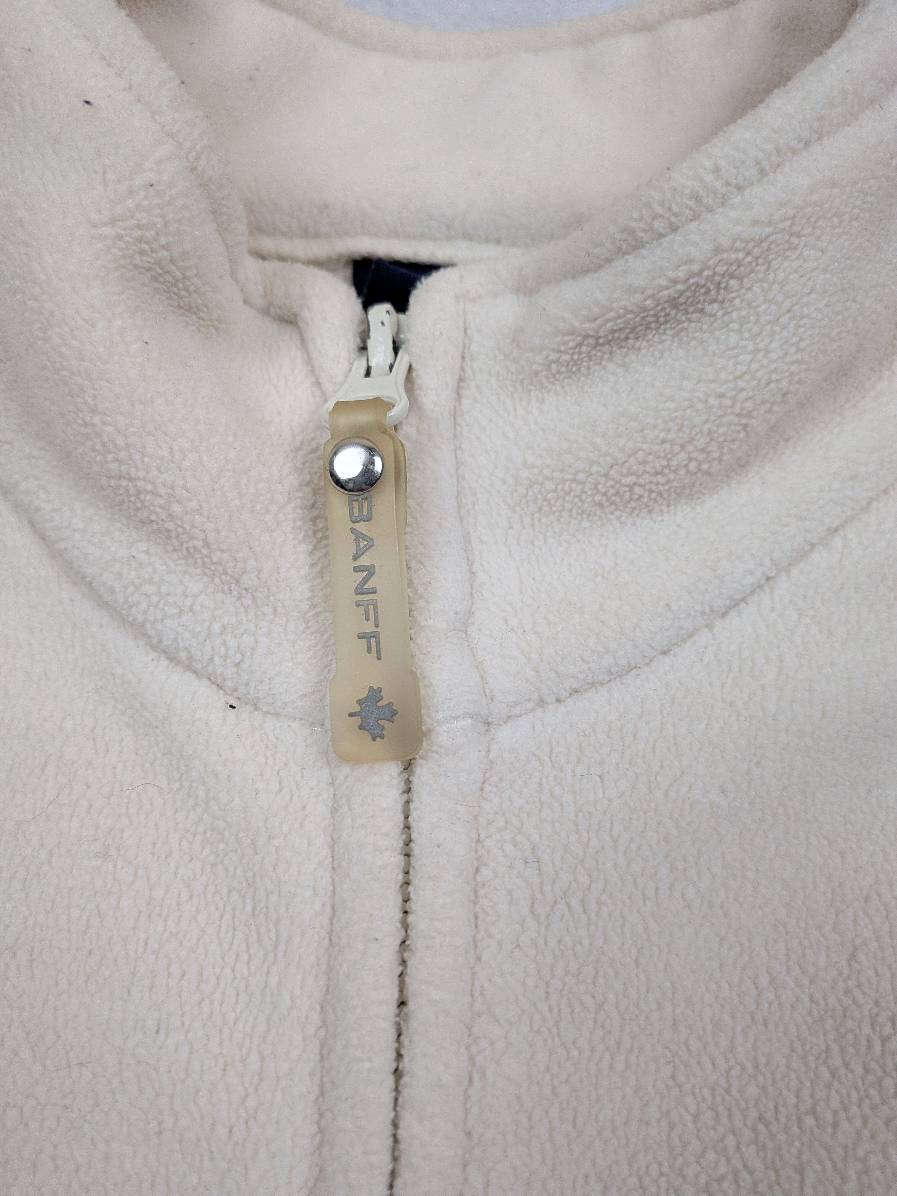 Other Banff Canada Cream Jacket L Women Winter Zip-Up Fleece Size L / US 10 / IT 46 - 5 Thumbnail