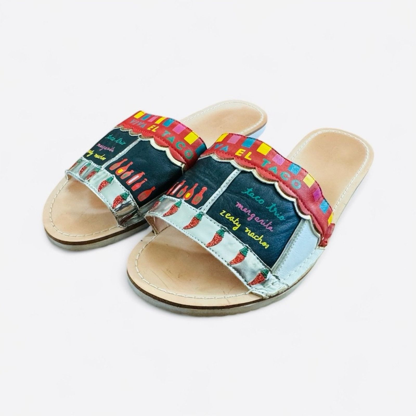 Kate Spade Kate Spade Viva El Taco Truck Women's Slippers Rare Size US 9.5 / IT 39.5 - 2 Thumbnail