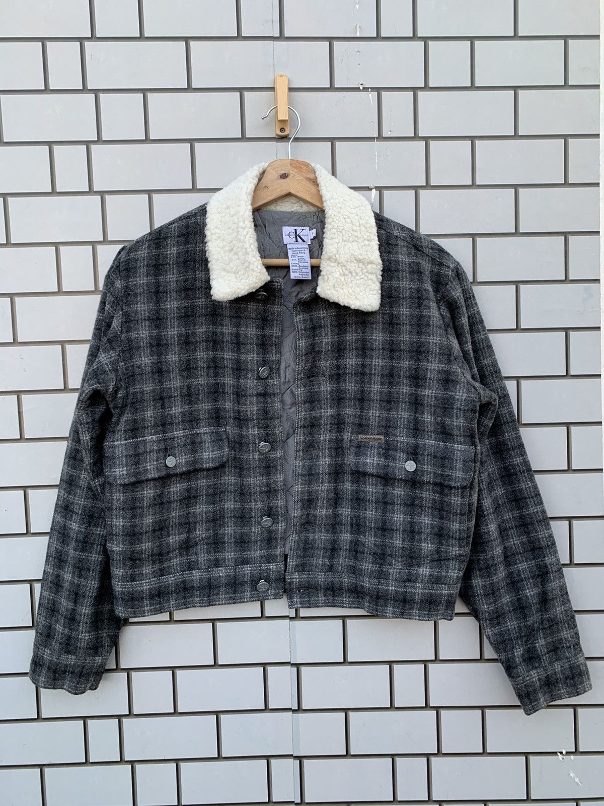 Calvin Klein × Vintage Vintage Calvin Klein Jeans Cropped Jacket Size US S / EU 44-46 / 1 - 3 Thumbnail