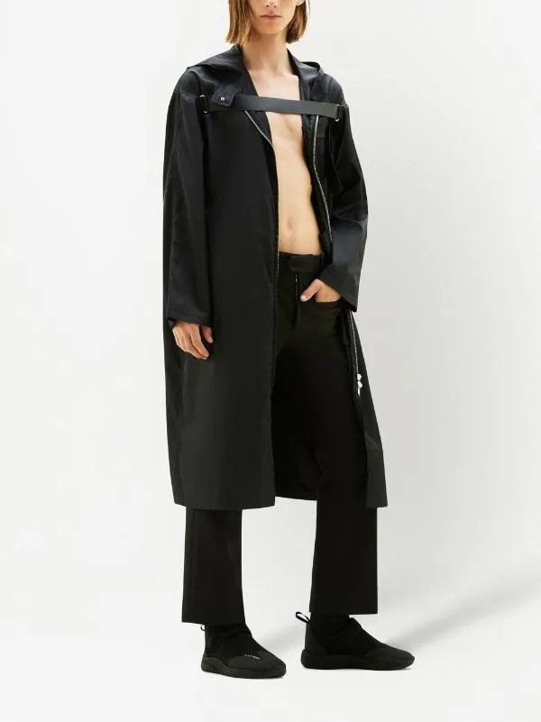 Courreges NEW COURRÈGES Raincoat Zip up hooded parka Size US L / EU 52-54 / 3 - 5 Thumbnail