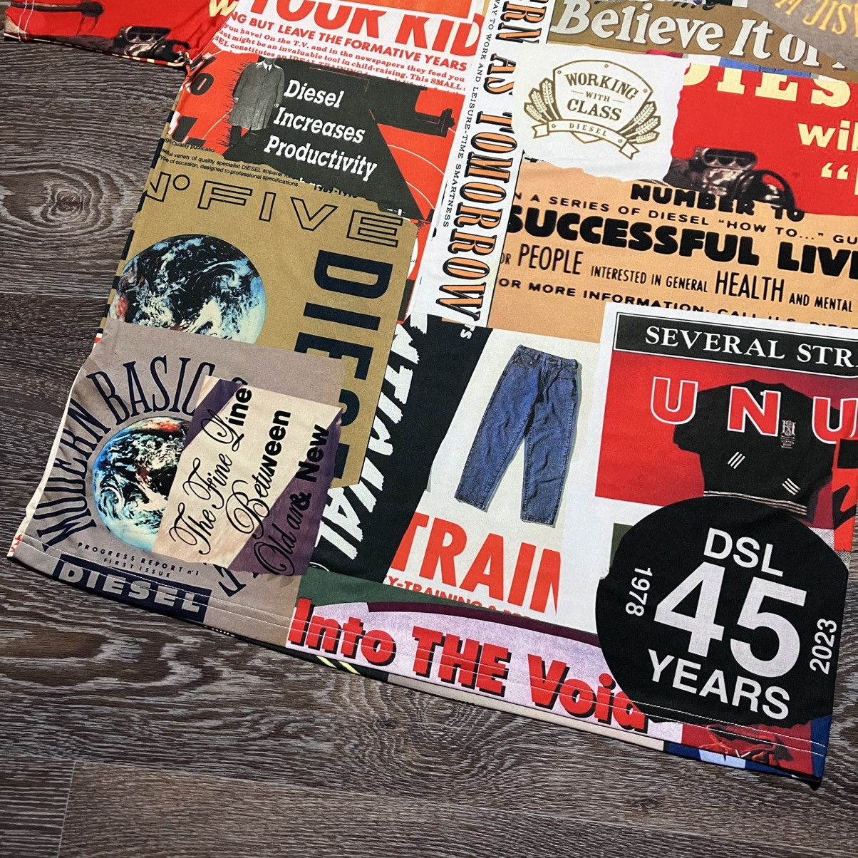 Diesel DIESEL 45th Anniversary Box T Graphic All Over T-shirt Size US M / EU 48-50 / 2 - 19 Thumbnail