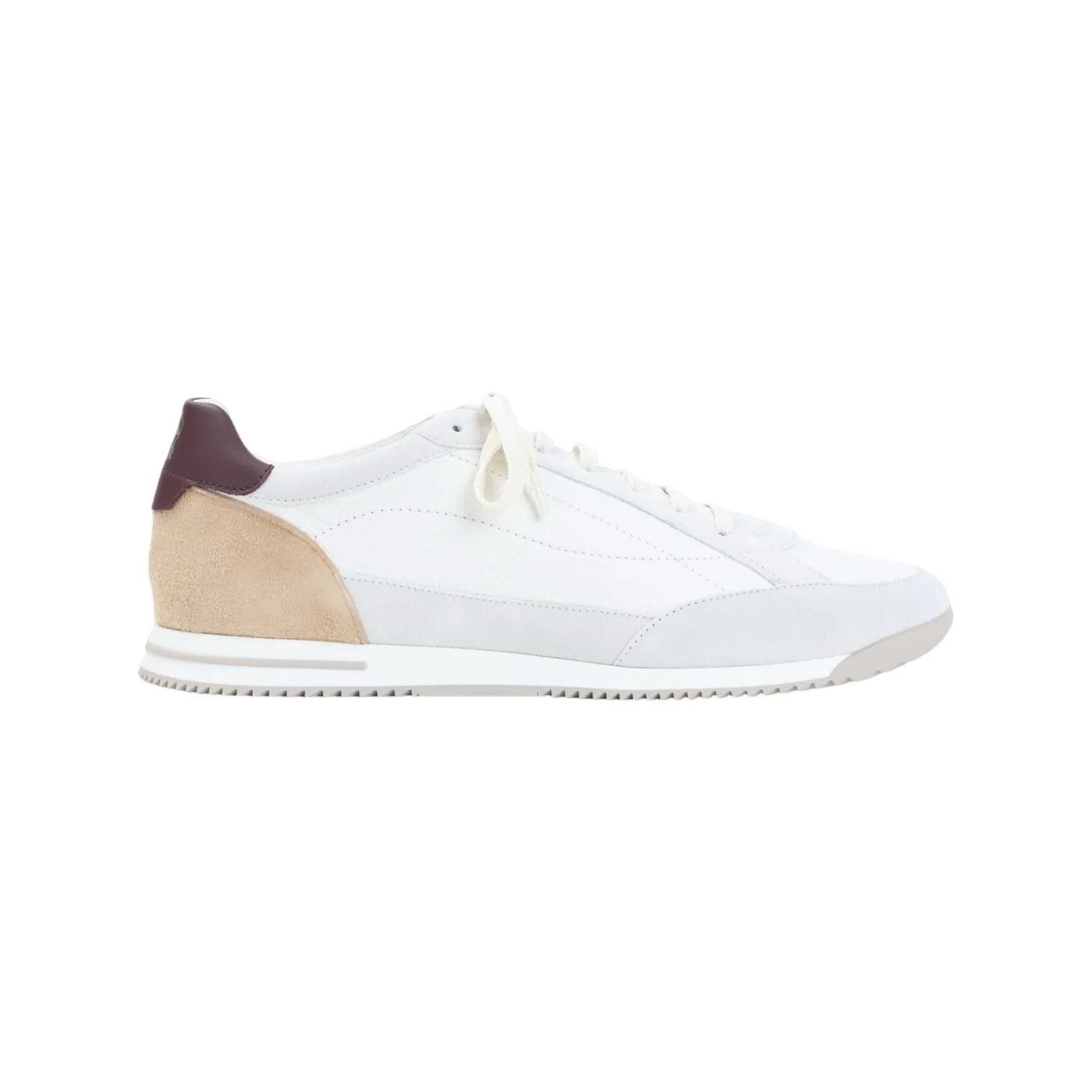 BRUNELLO CUCINELLI White Leather Sneakers New & Authentic (M